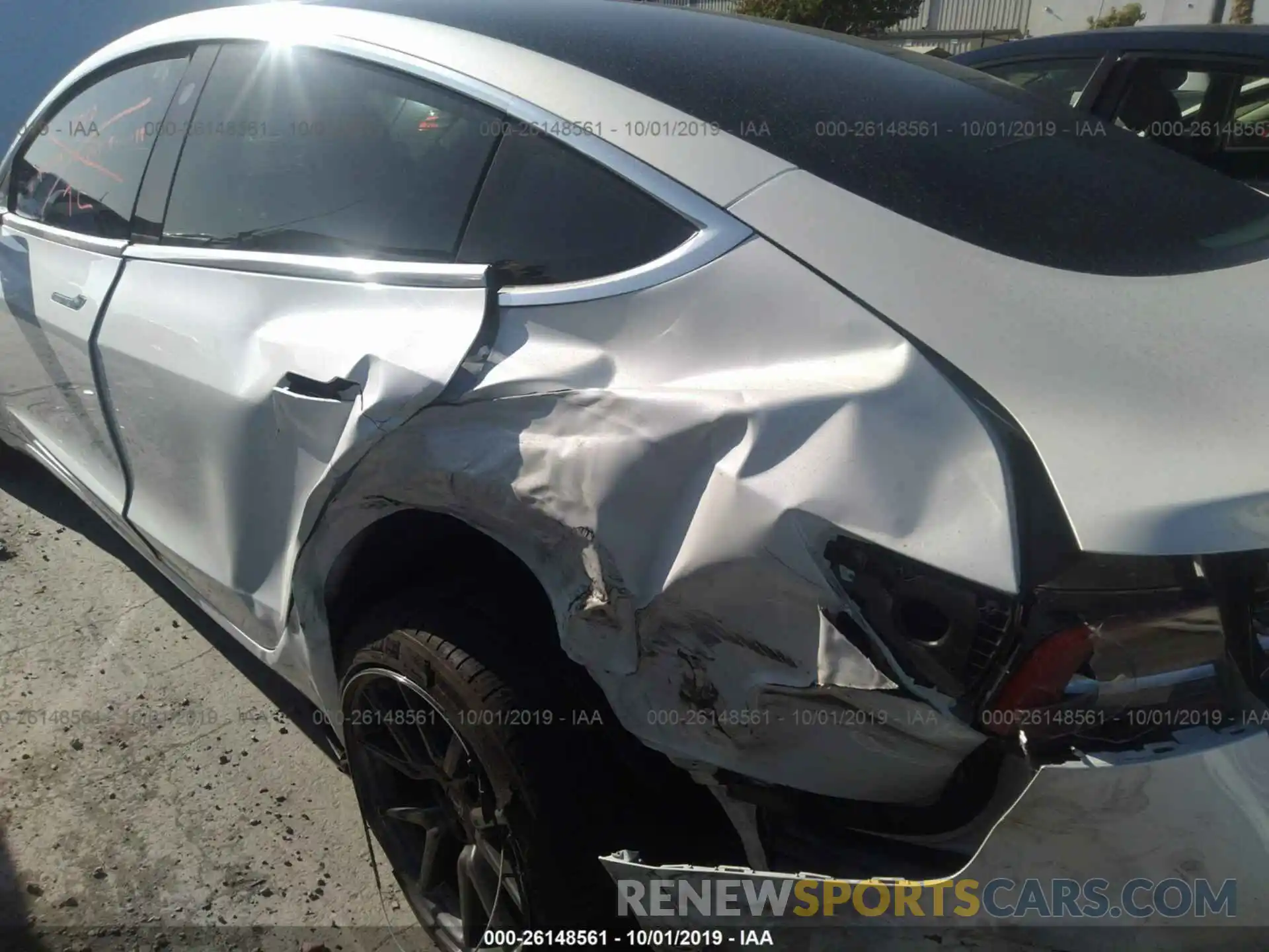 6 Photograph of a damaged car 5YJ3E1EAXKF396996 TESLA MODEL 3 2019