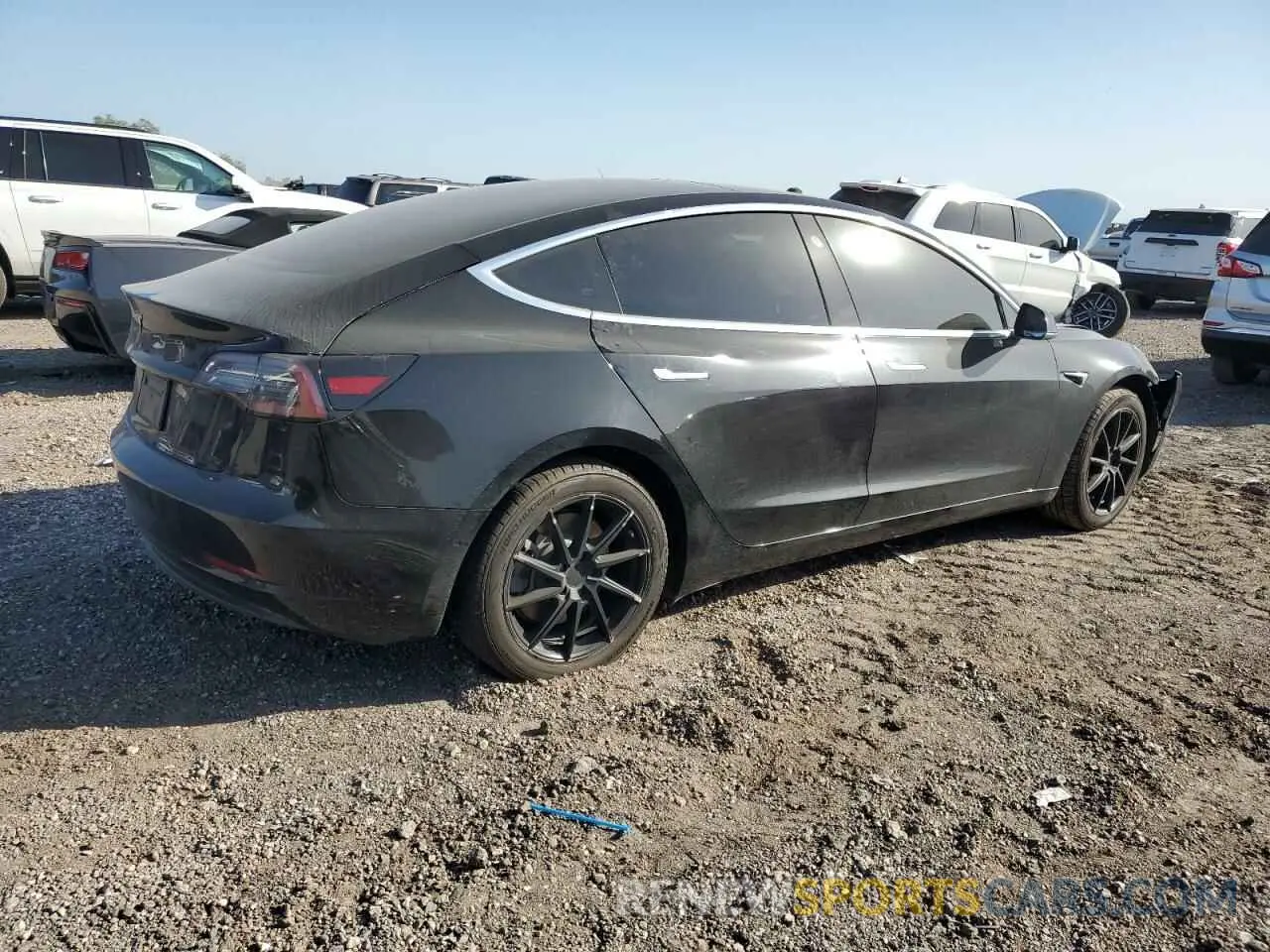 3 Photograph of a damaged car 5YJ3E1EAXKF398909 TESLA MODEL 3 2019