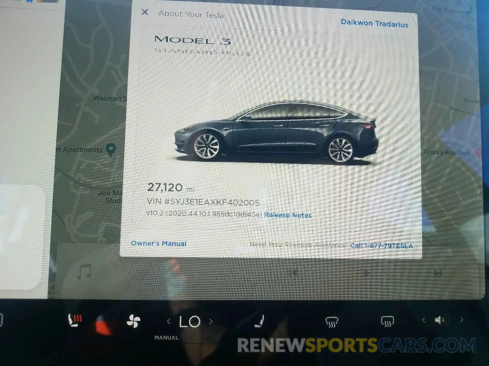 8 Photograph of a damaged car 5YJ3E1EAXKF402005 TESLA MODEL 3 2019