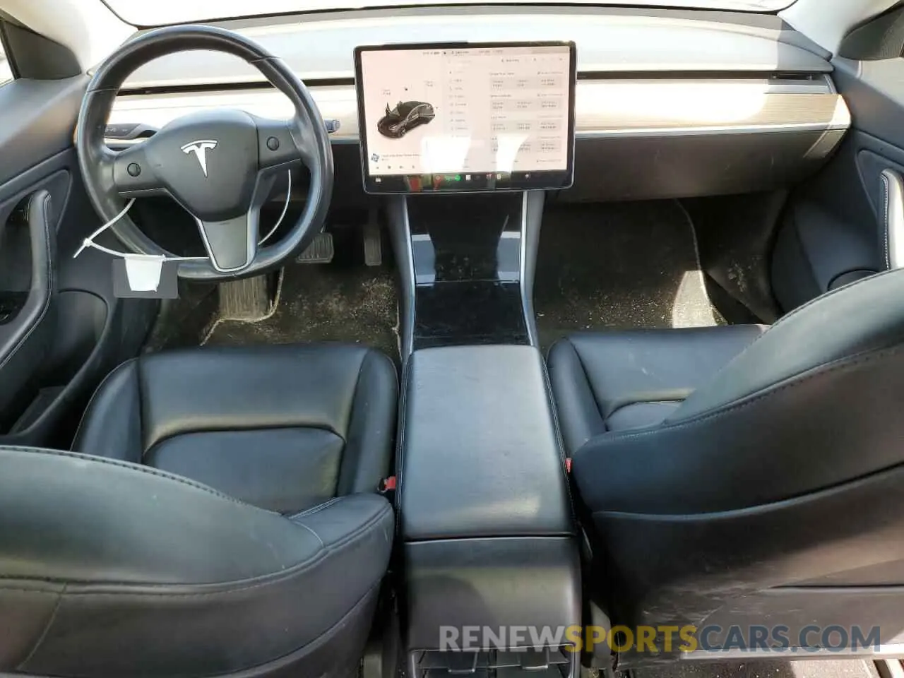 8 Photograph of a damaged car 5YJ3E1EAXKF403171 TESLA MODEL 3 2019