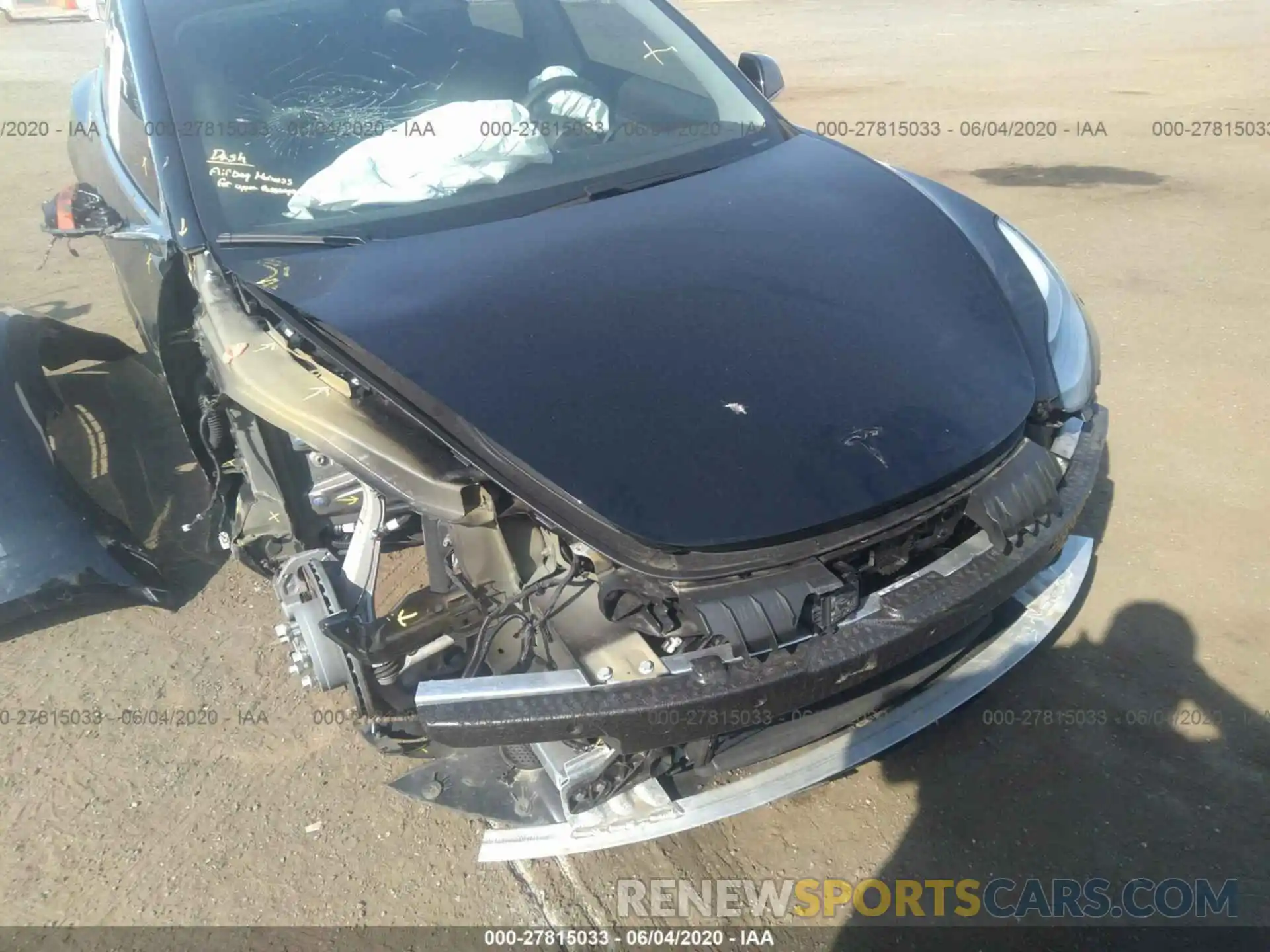 6 Photograph of a damaged car 5YJ3E1EAXKF415806 TESLA MODEL 3 2019