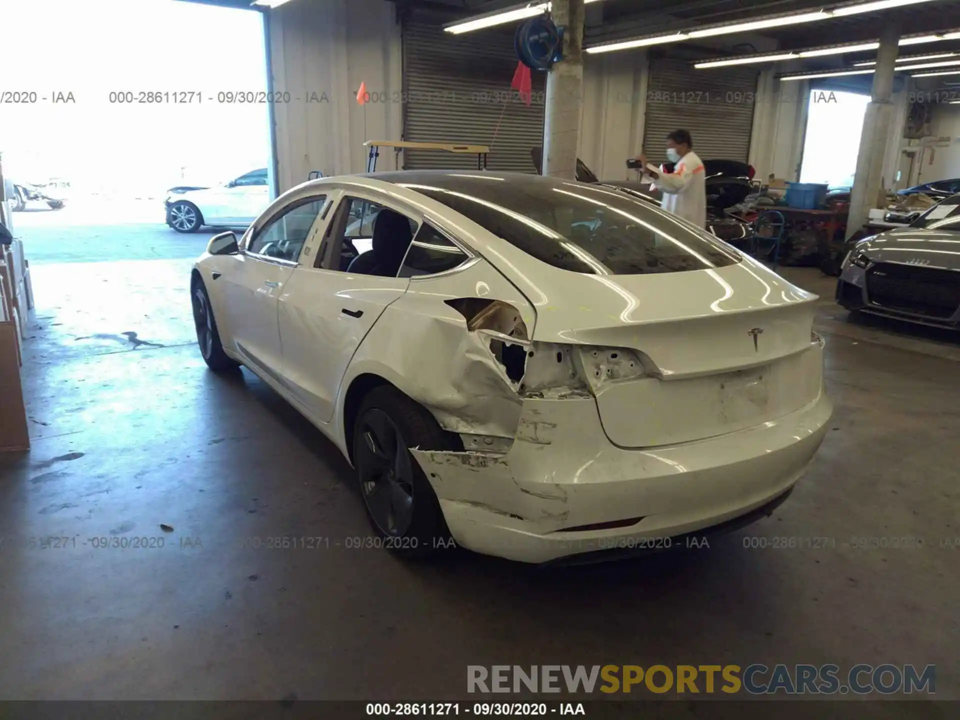 3 Photograph of a damaged car 5YJ3E1EAXKF419791 TESLA MODEL 3 2019