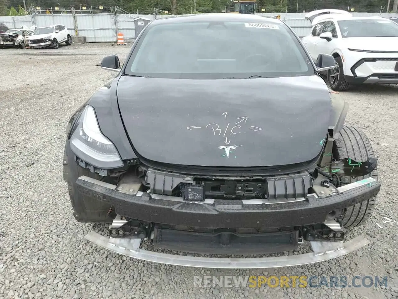 5 Photograph of a damaged car 5YJ3E1EAXKF422500 TESLA MODEL 3 2019