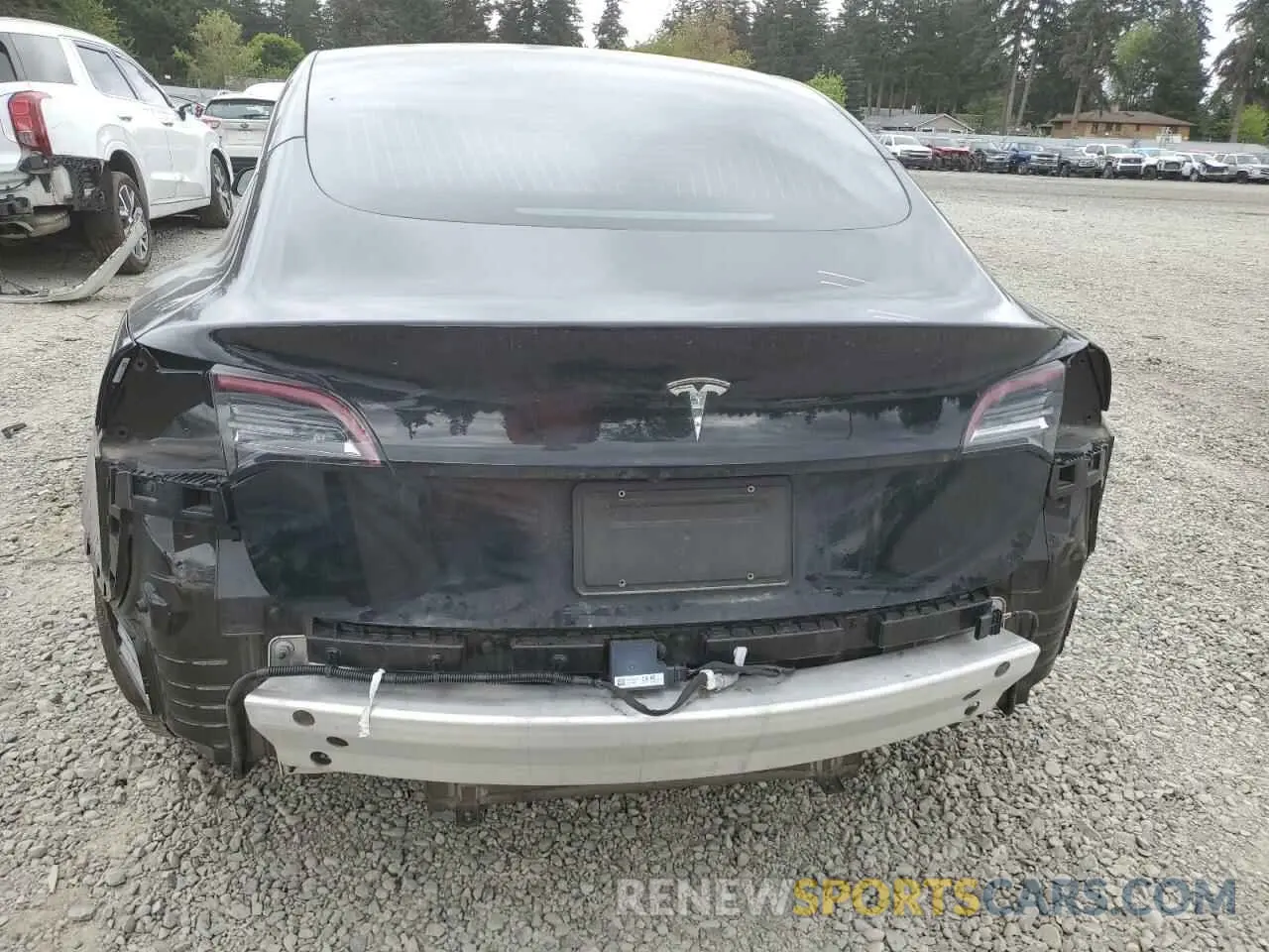 6 Photograph of a damaged car 5YJ3E1EAXKF422500 TESLA MODEL 3 2019