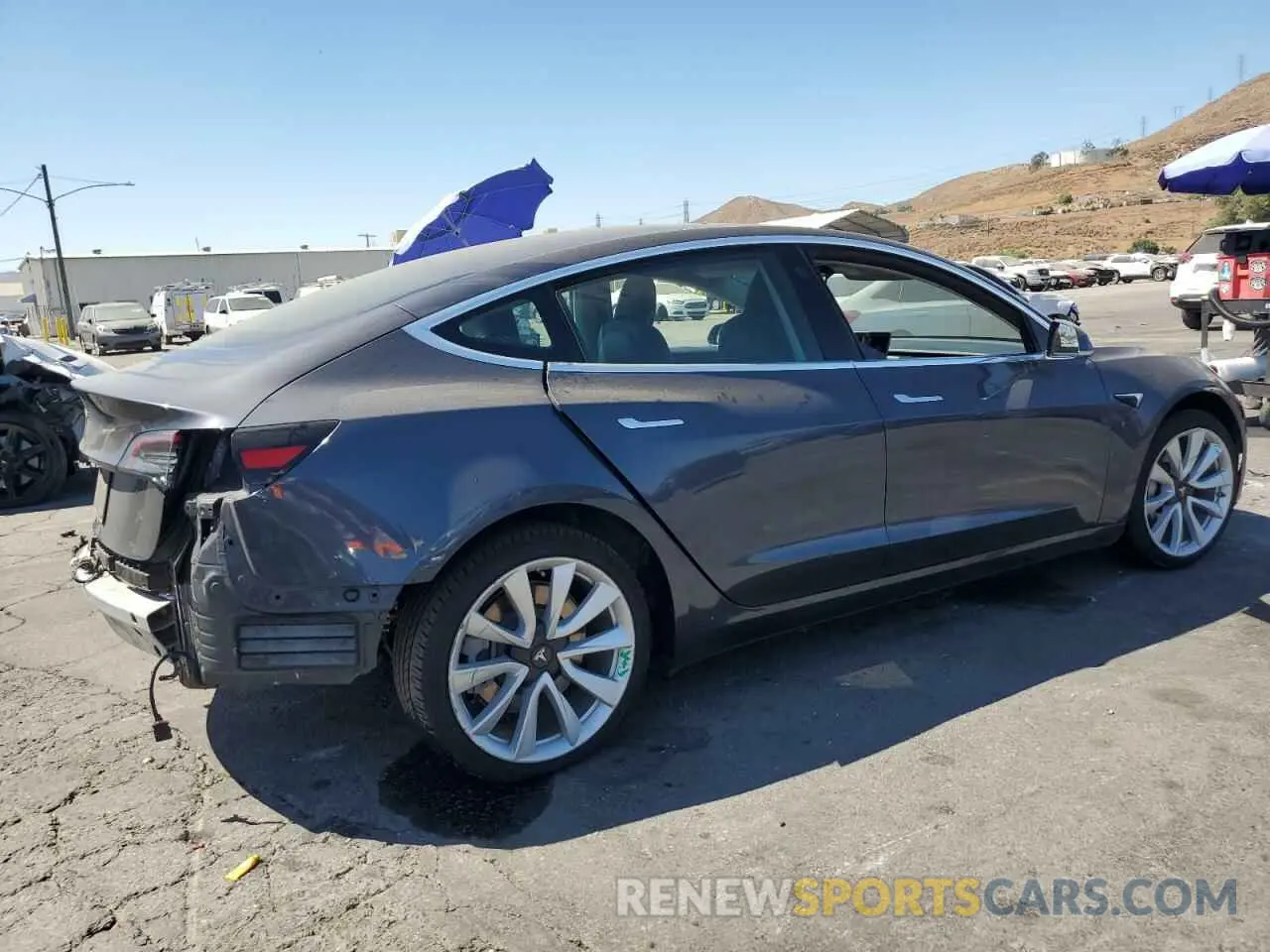 3 Photograph of a damaged car 5YJ3E1EAXKF425364 TESLA MODEL 3 2019