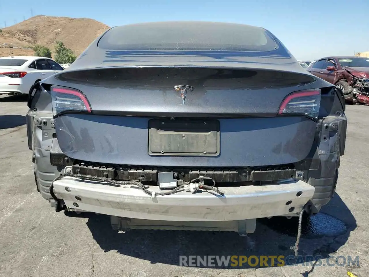 6 Photograph of a damaged car 5YJ3E1EAXKF425364 TESLA MODEL 3 2019