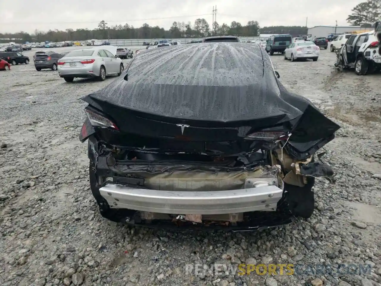 6 Photograph of a damaged car 5YJ3E1EAXKF428961 TESLA MODEL 3 2019