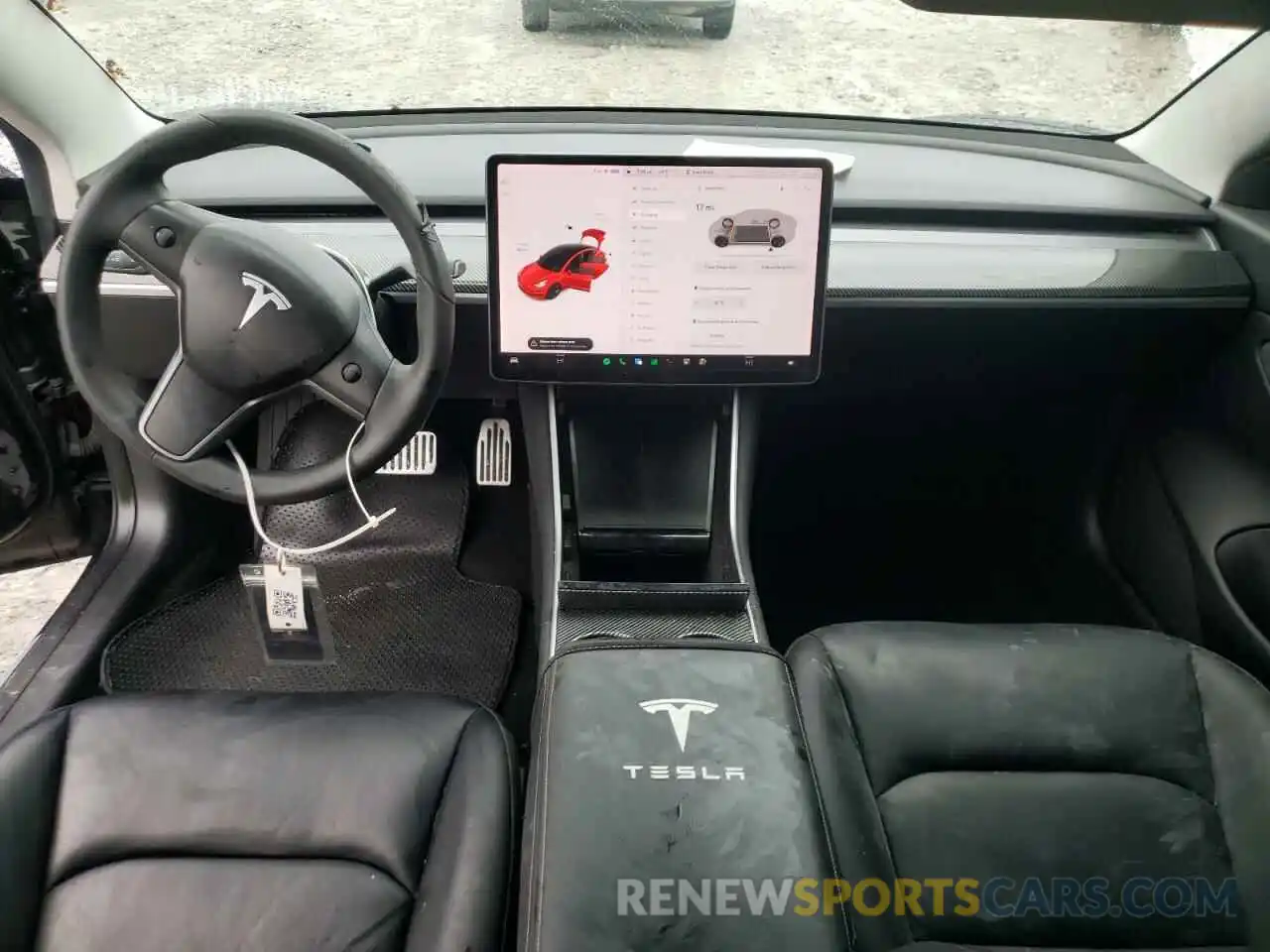 8 Photograph of a damaged car 5YJ3E1EAXKF428961 TESLA MODEL 3 2019