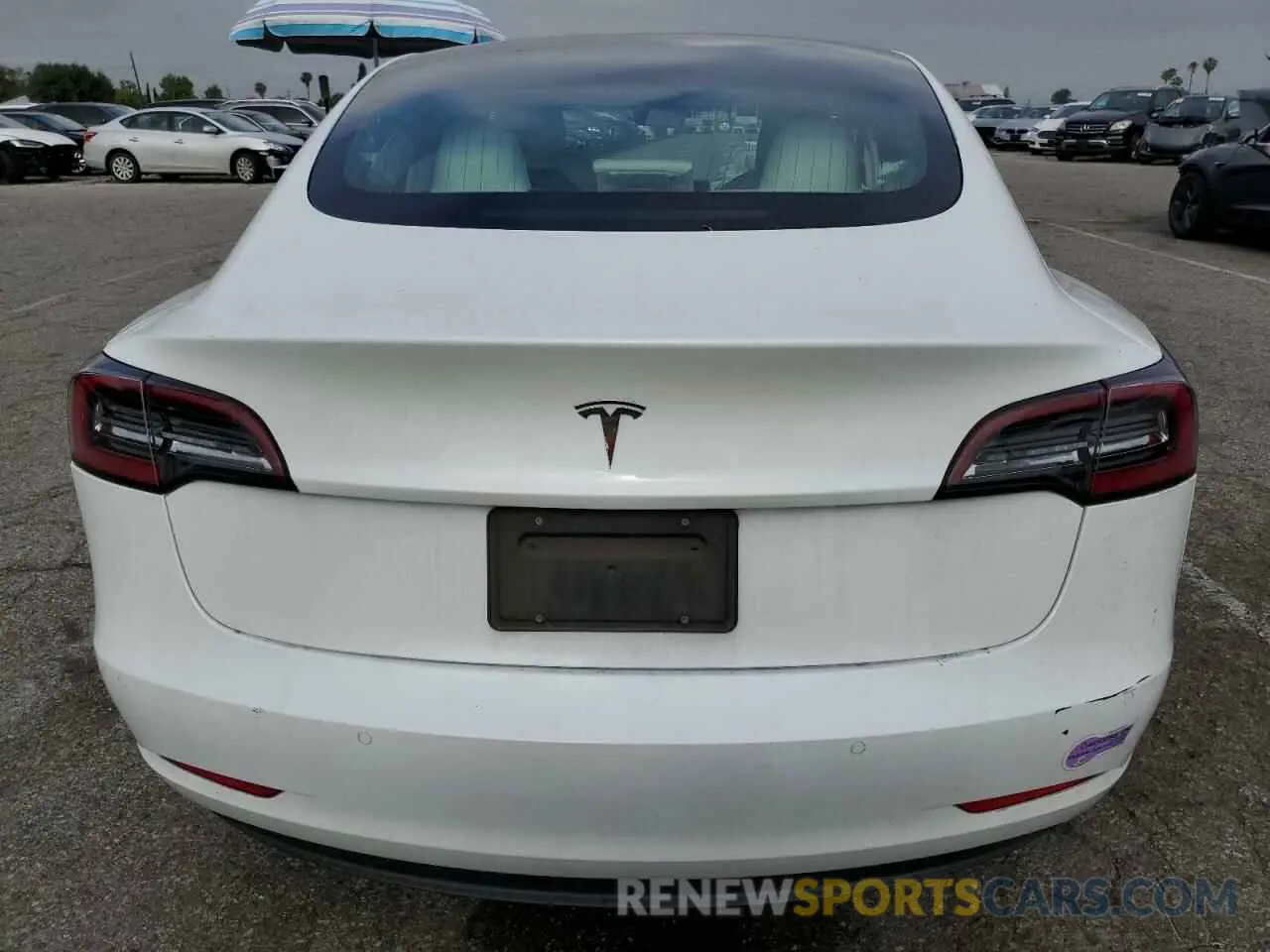 6 Photograph of a damaged car 5YJ3E1EAXKF429382 TESLA MODEL 3 2019