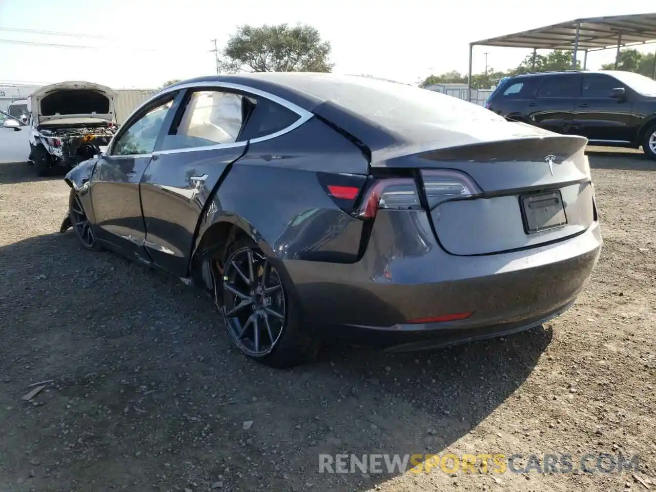 3 Photograph of a damaged car 5YJ3E1EAXKF435327 TESLA MODEL 3 2019