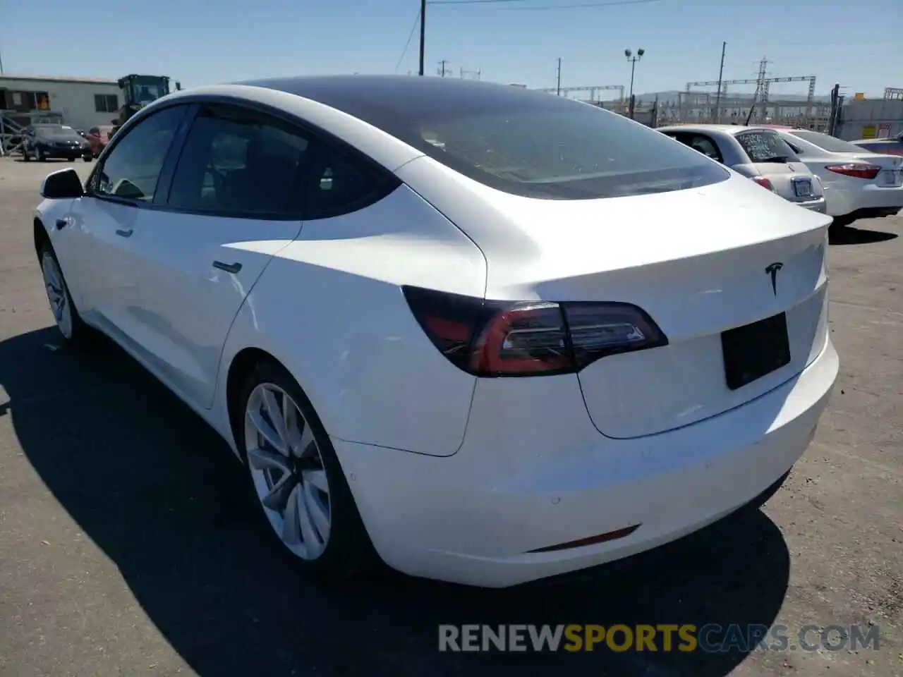 3 Photograph of a damaged car 5YJ3E1EAXKF476587 TESLA MODEL 3 2019