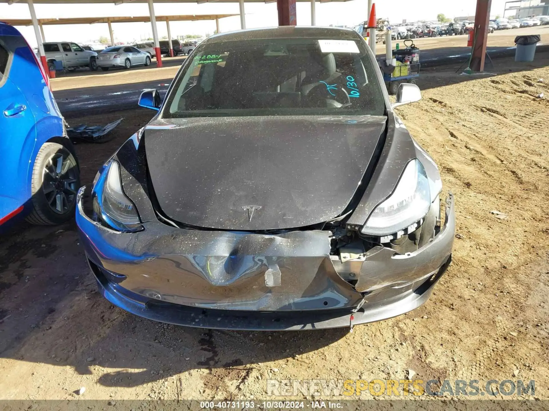 12 Photograph of a damaged car 5YJ3E1EAXKF480221 TESLA MODEL 3 2019