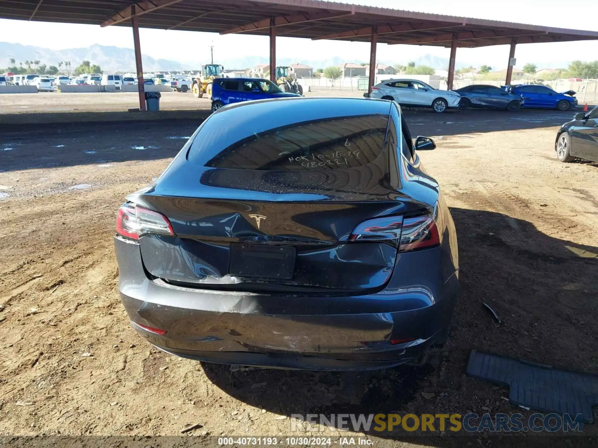 16 Photograph of a damaged car 5YJ3E1EAXKF480221 TESLA MODEL 3 2019
