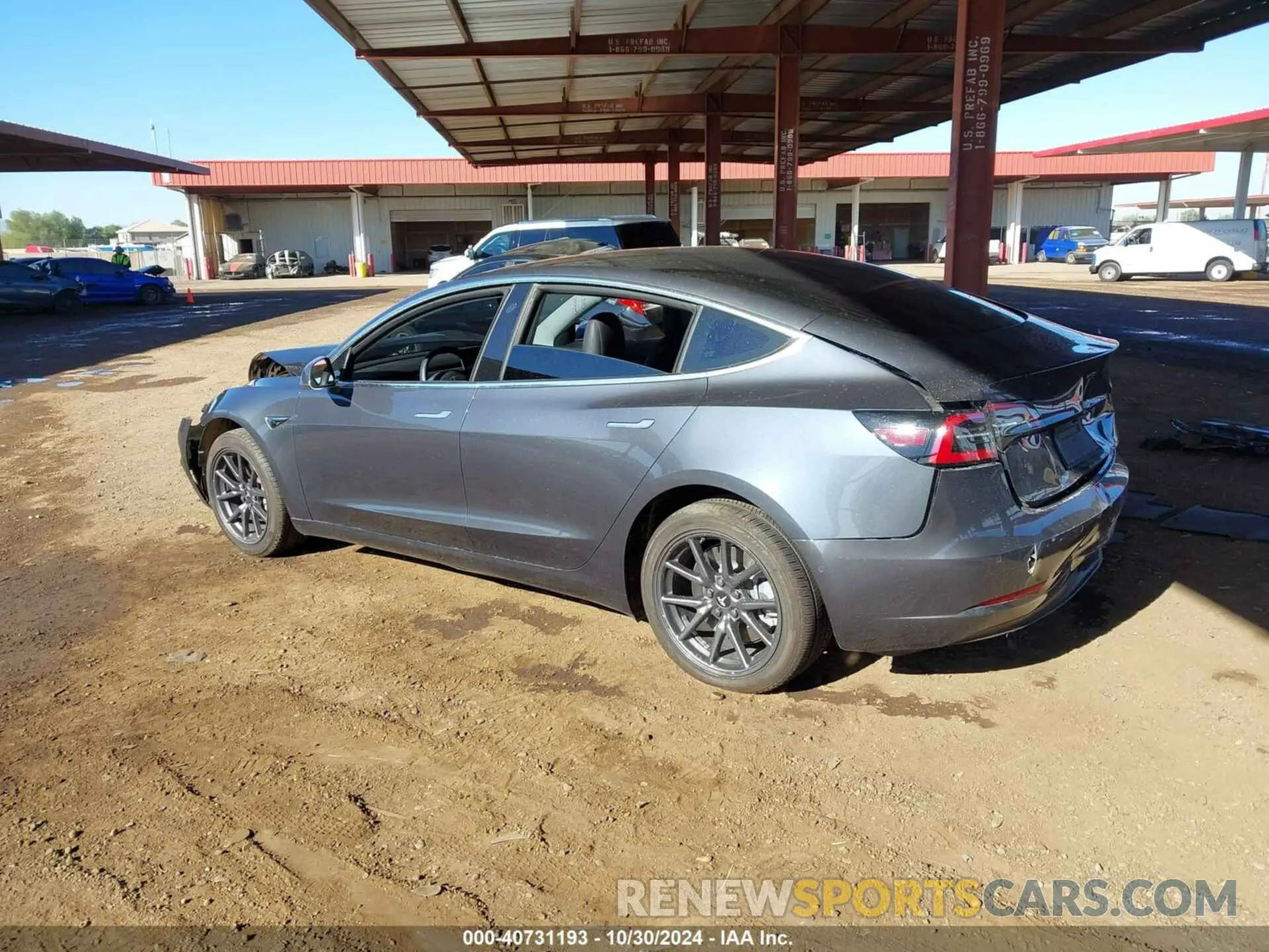 3 Photograph of a damaged car 5YJ3E1EAXKF480221 TESLA MODEL 3 2019