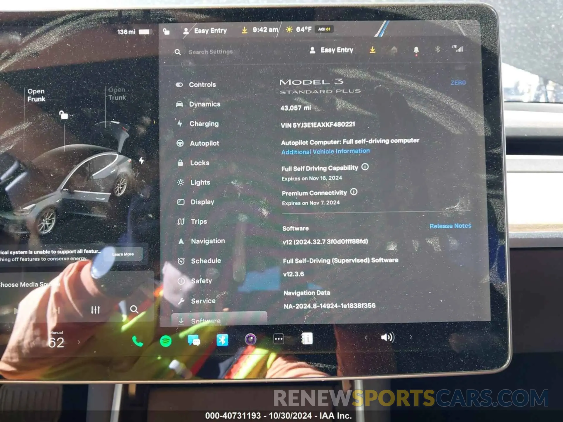 7 Photograph of a damaged car 5YJ3E1EAXKF480221 TESLA MODEL 3 2019