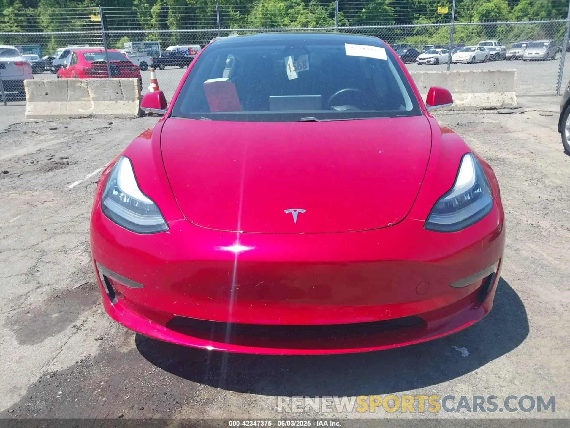12 Photograph of a damaged car 5YJ3E1EAXKF483331 TESLA MODEL 3 2019