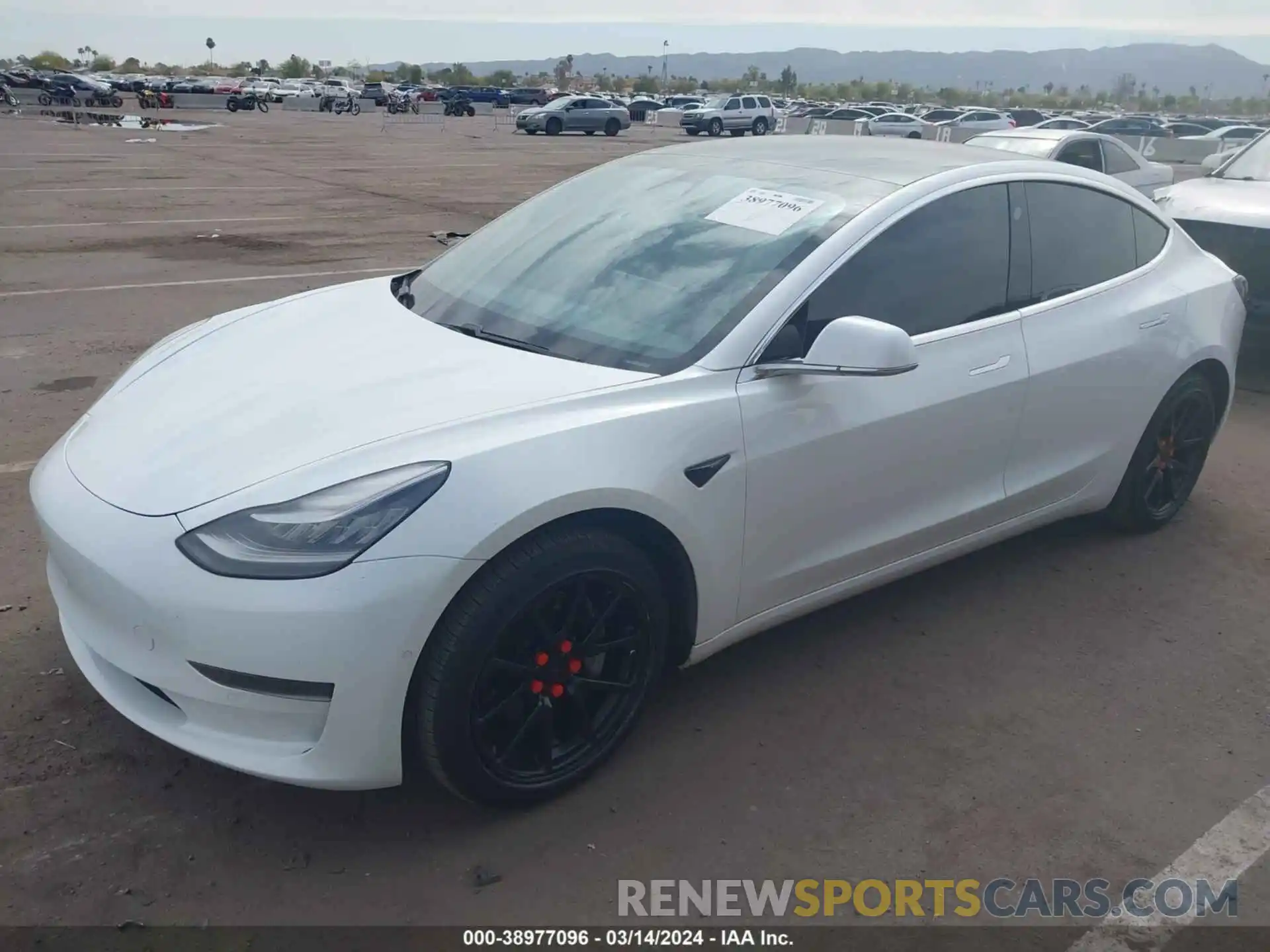 2 Photograph of a damaged car 5YJ3E1EAXKF486309 TESLA MODEL 3 2019