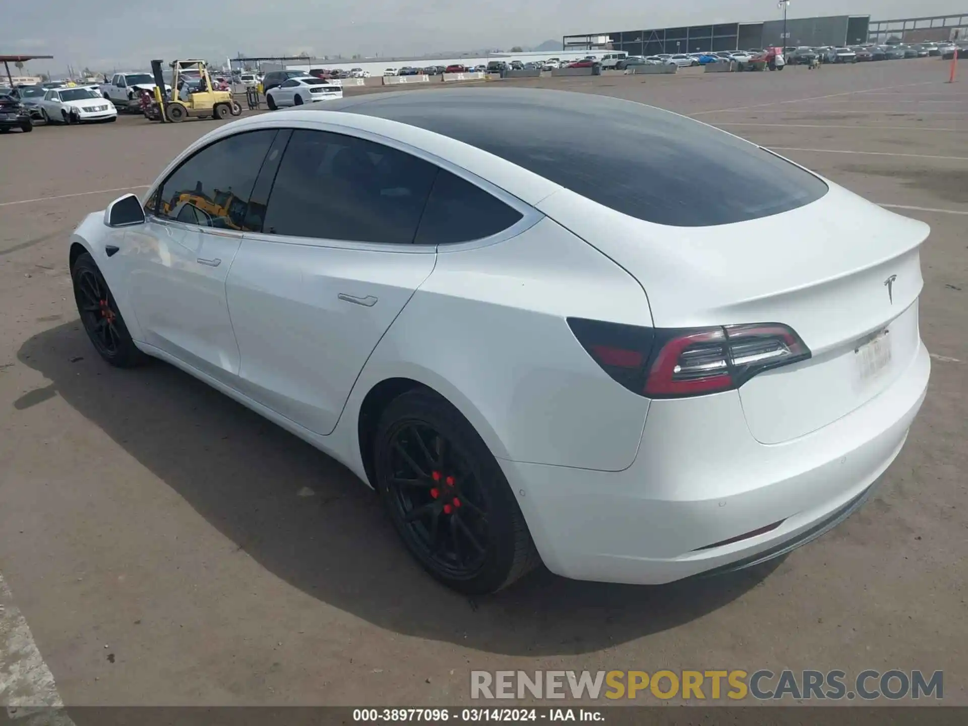 3 Photograph of a damaged car 5YJ3E1EAXKF486309 TESLA MODEL 3 2019