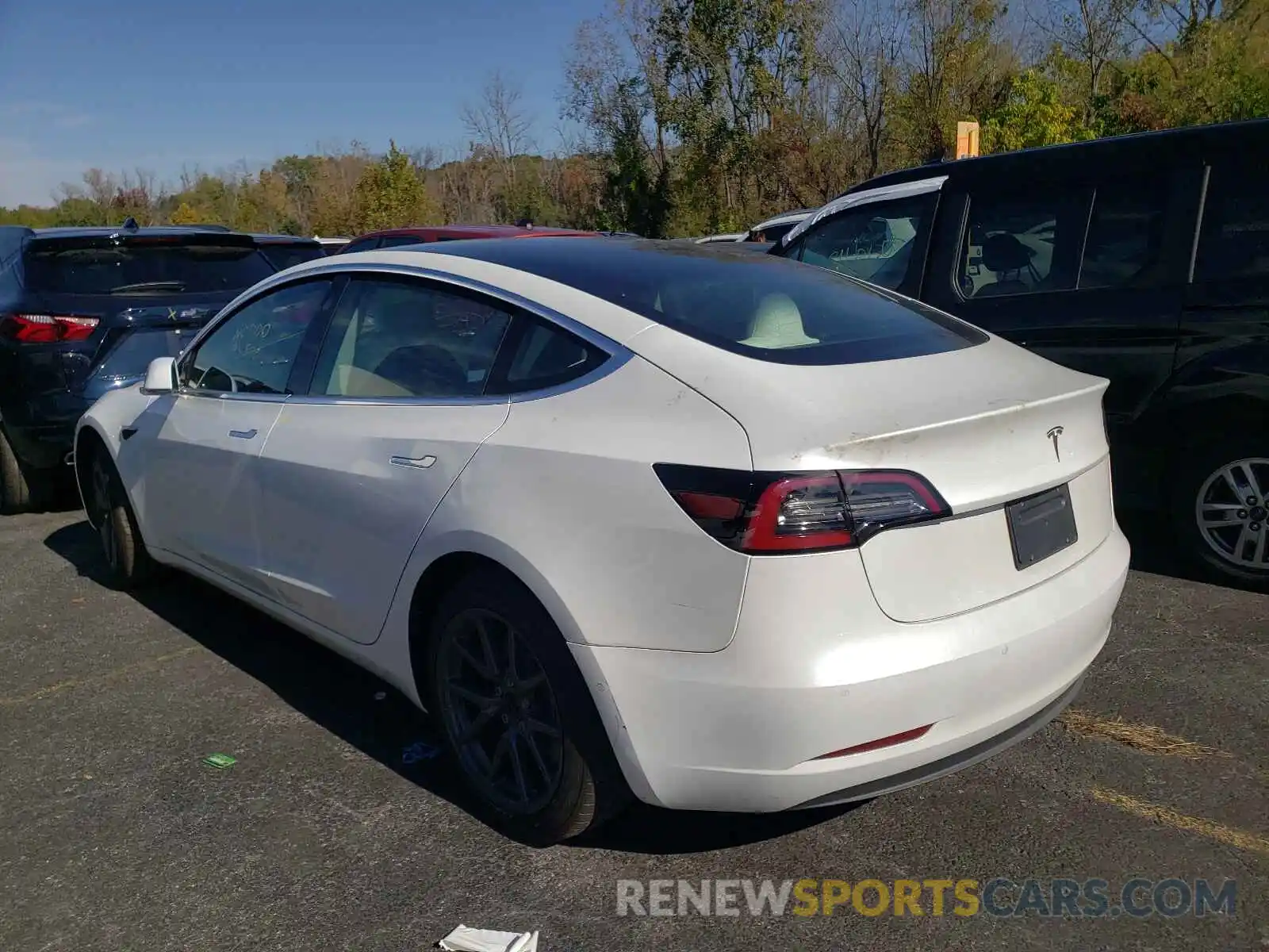 3 Photograph of a damaged car 5YJ3E1EAXKF486665 TESLA MODEL 3 2019