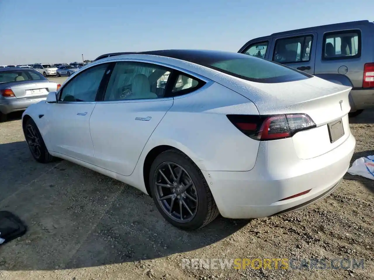 2 Photograph of a damaged car 5YJ3E1EAXKF509572 TESLA MODEL 3 2019