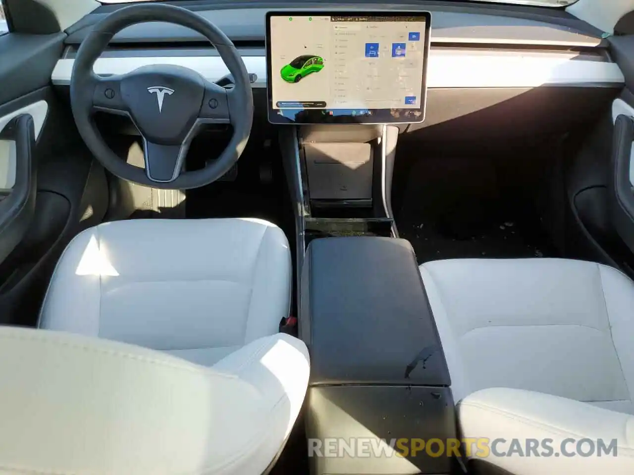 8 Photograph of a damaged car 5YJ3E1EAXKF509572 TESLA MODEL 3 2019