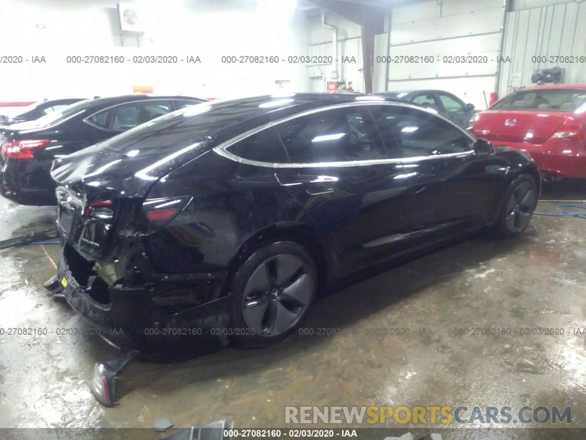 4 Photograph of a damaged car 5YJ3E1EB0KF191275 TESLA MODEL 3 2019