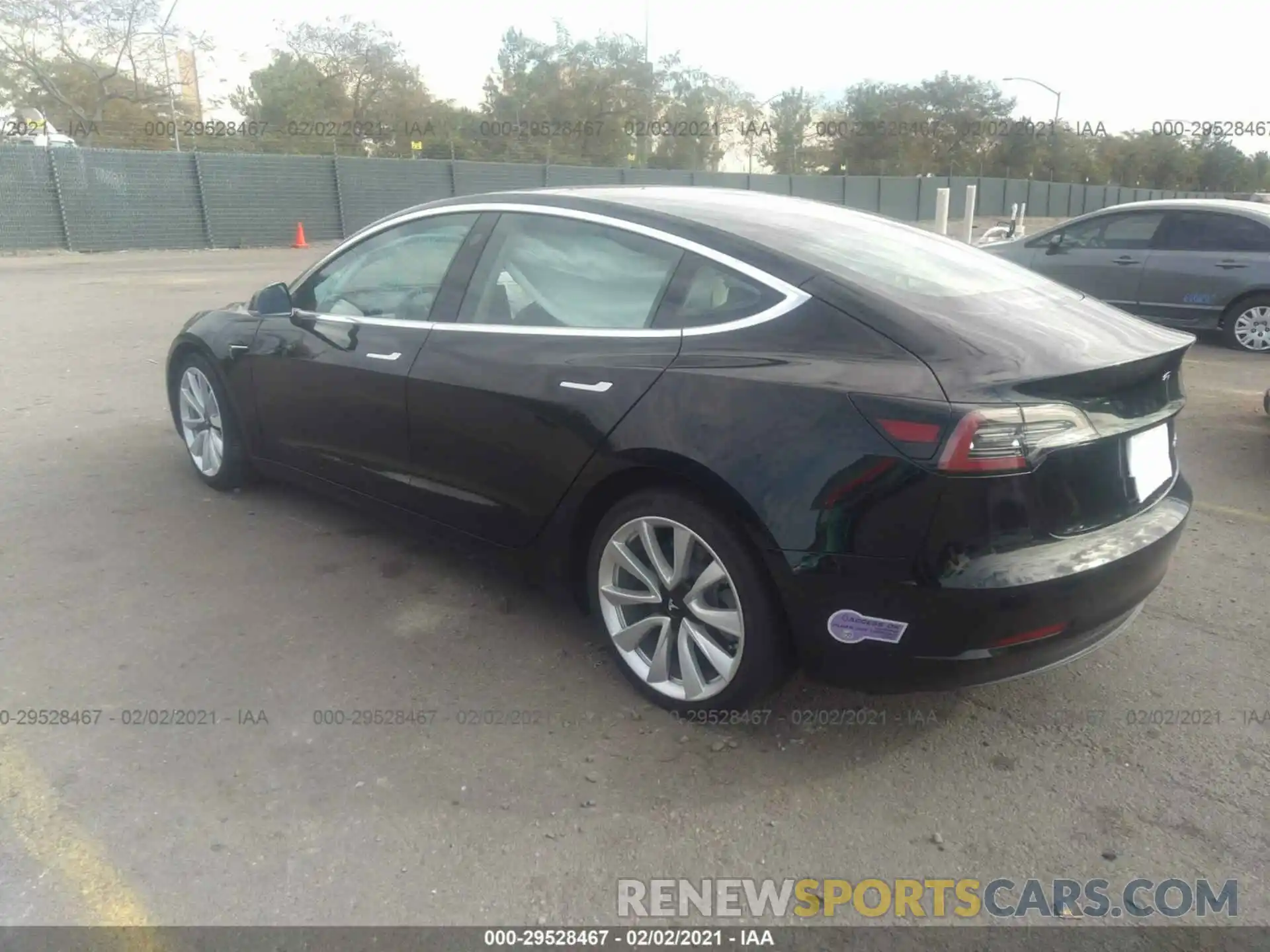 3 Photograph of a damaged car 5YJ3E1EB0KF191969 TESLA MODEL 3 2019