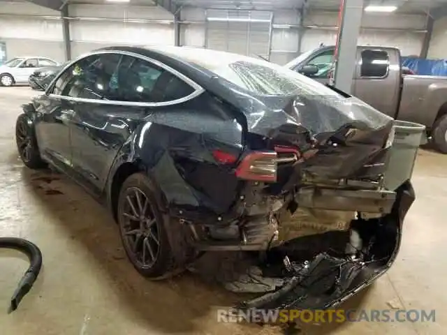 3 Photograph of a damaged car 5YJ3E1EB0KF192314 TESLA MODEL 3 2019