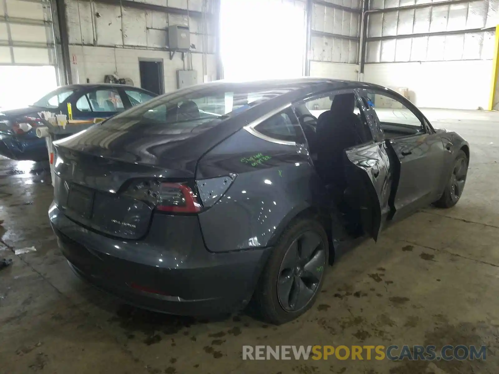 4 Photograph of a damaged car 5YJ3E1EB0KF205384 TESLA MODEL 3 2019