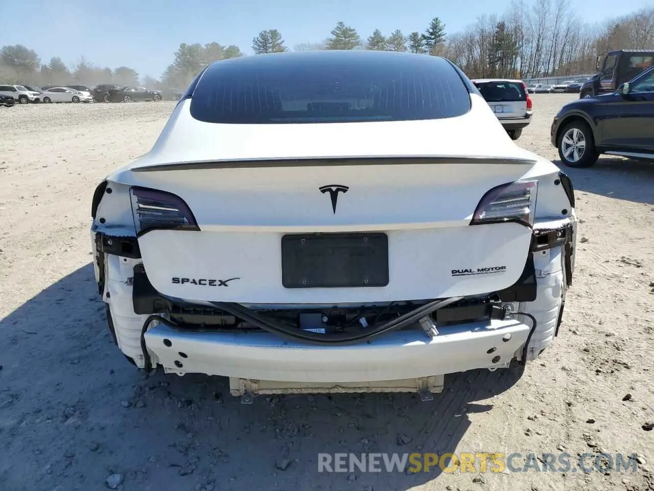 6 Photograph of a damaged car 5YJ3E1EB0KF231791 TESLA MODEL 3 2019