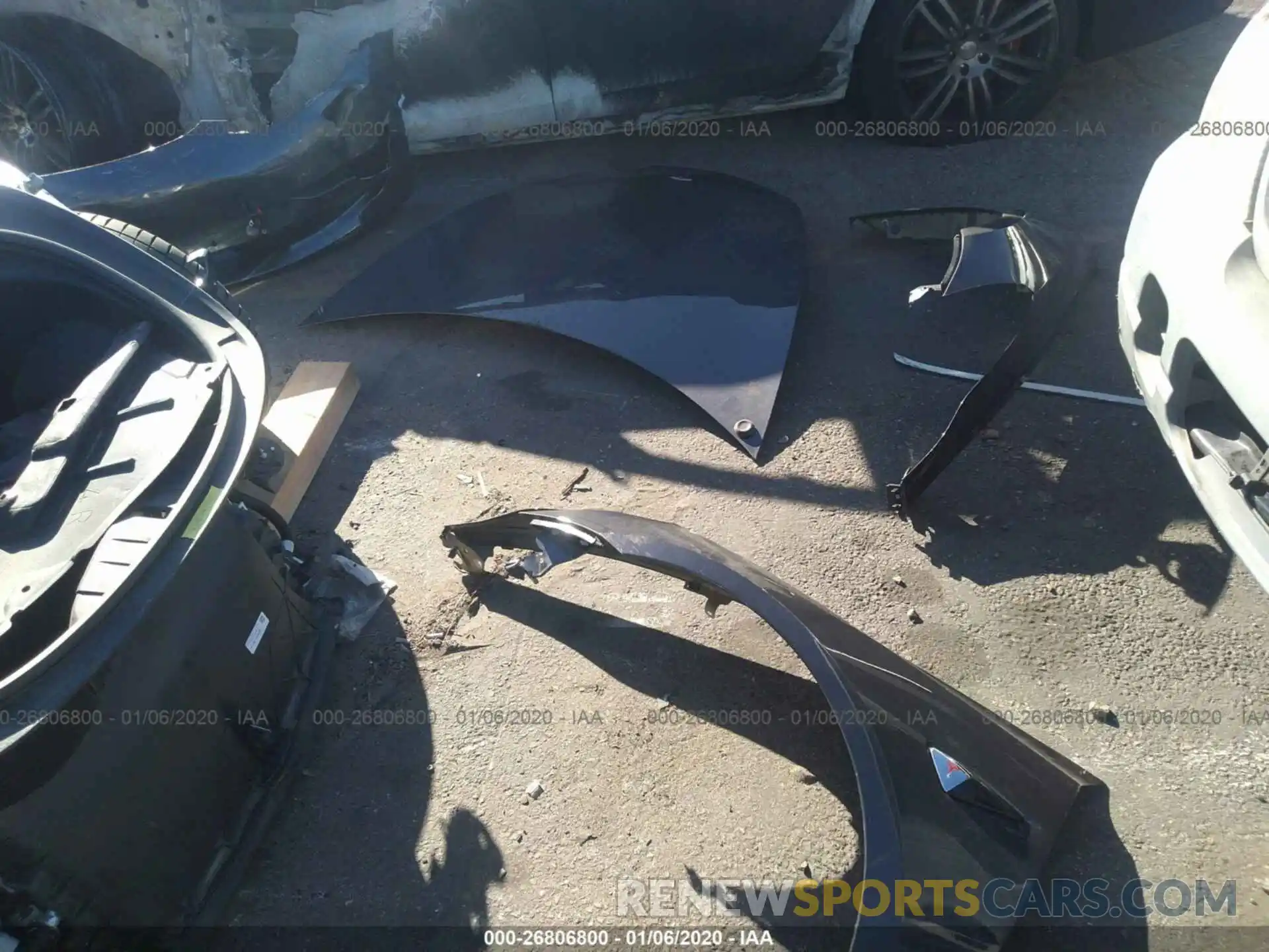 6 Photograph of a damaged car 5YJ3E1EB0KF237512 TESLA MODEL 3 2019