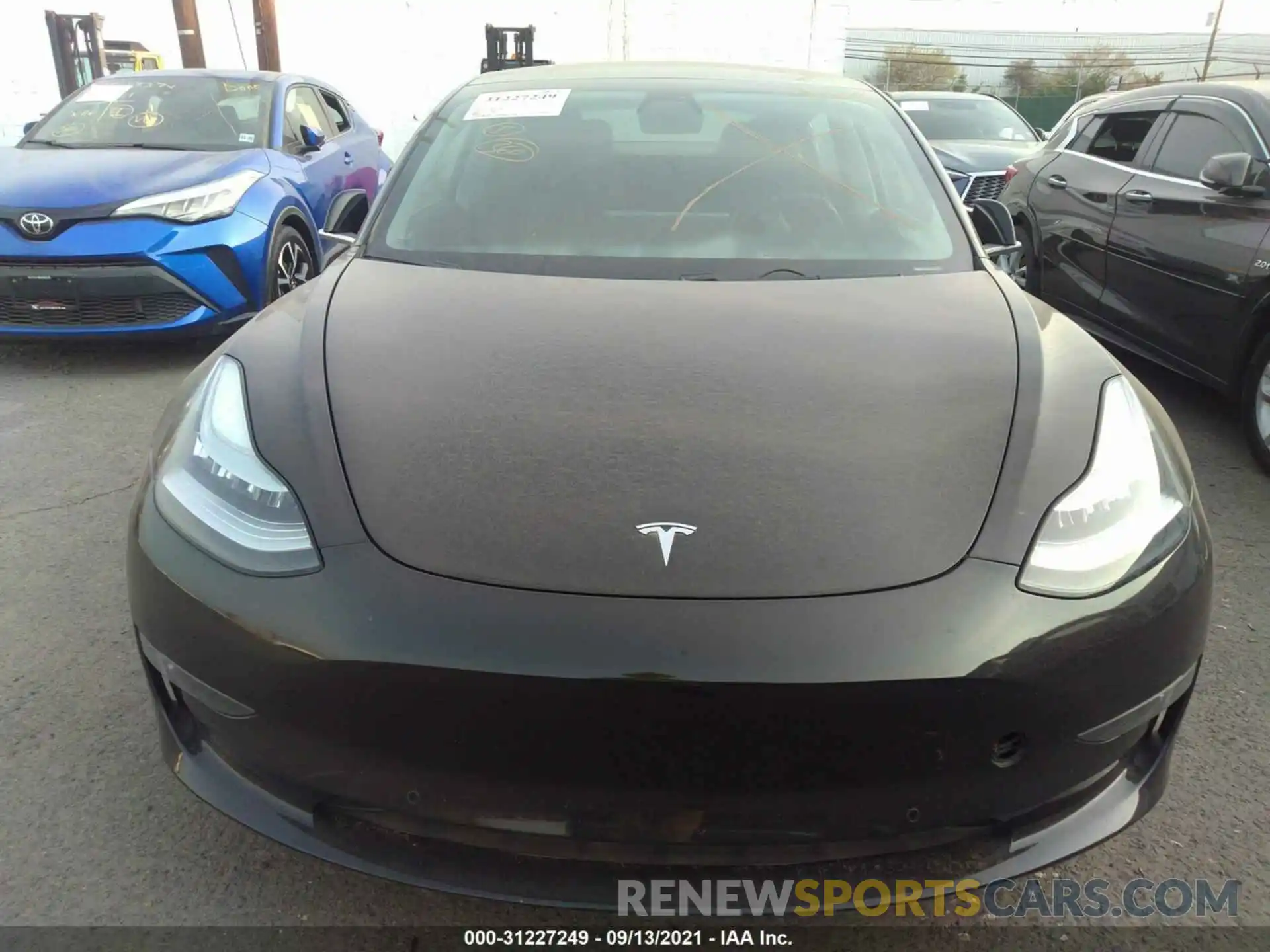 6 Photograph of a damaged car 5YJ3E1EB0KF384574 TESLA MODEL 3 2019