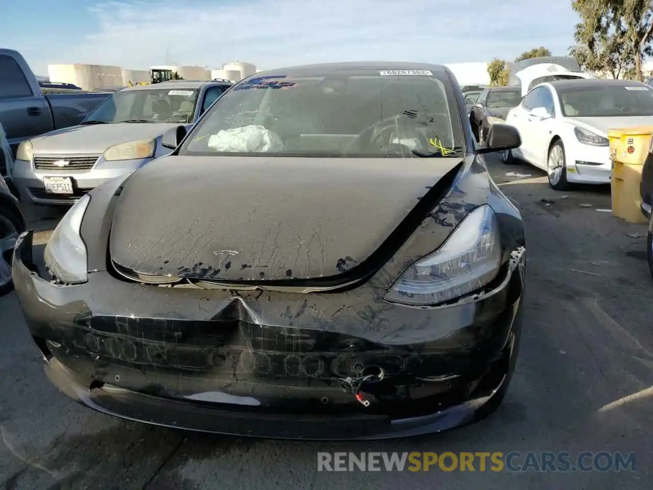 5 Photograph of a damaged car 5YJ3E1EB0KF385191 TESLA MODEL 3 2019