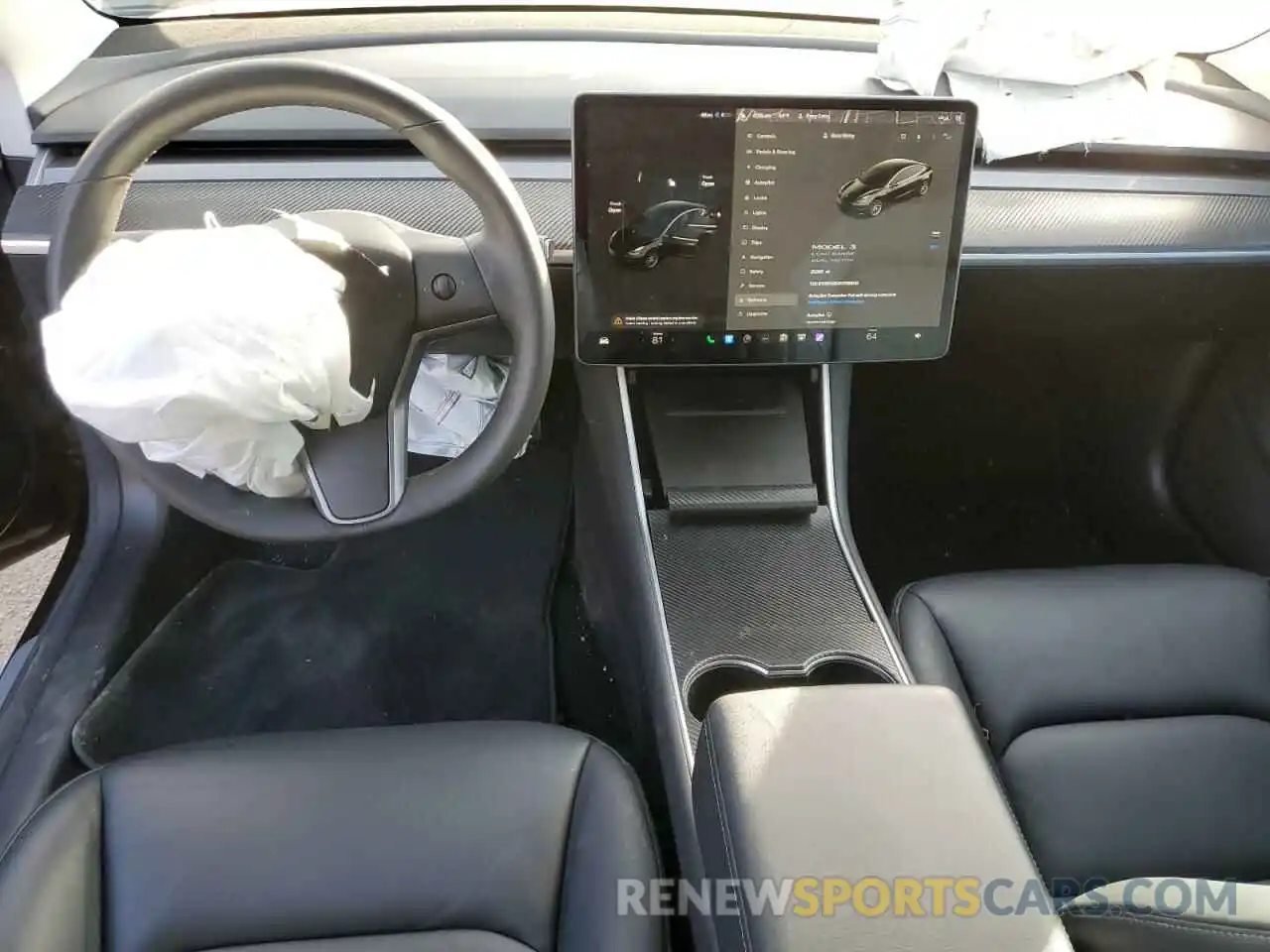 8 Photograph of a damaged car 5YJ3E1EB0KF385191 TESLA MODEL 3 2019