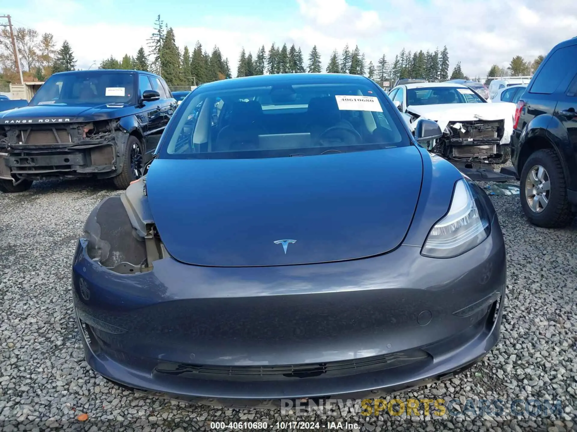 13 Photograph of a damaged car 5YJ3E1EB0KF386437 TESLA MODEL 3 2019