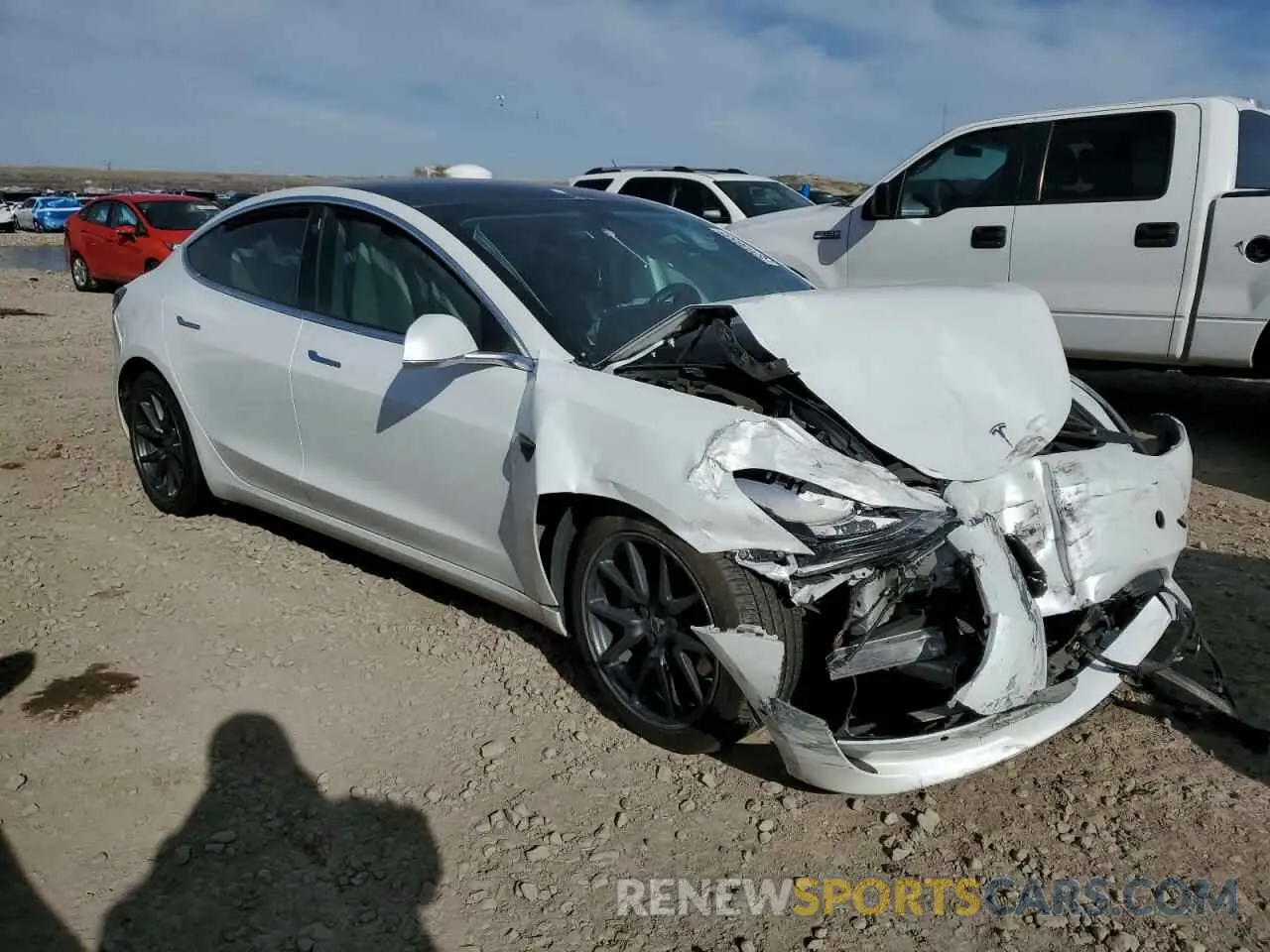 4 Photograph of a damaged car 5YJ3E1EB0KF387961 TESLA MODEL 3 2019
