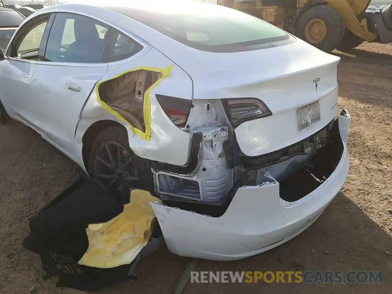 9 Photograph of a damaged car 5YJ3E1EB0KF388091 TESLA MODEL 3 2019