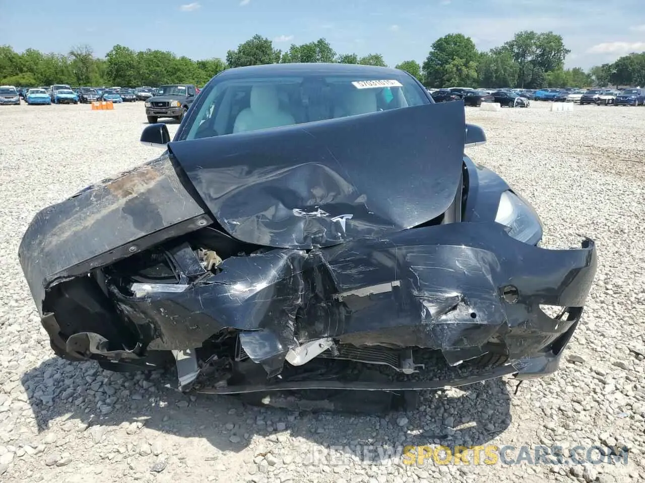5 Photograph of a damaged car 5YJ3E1EB0KF391458 TESLA MODEL 3 2019