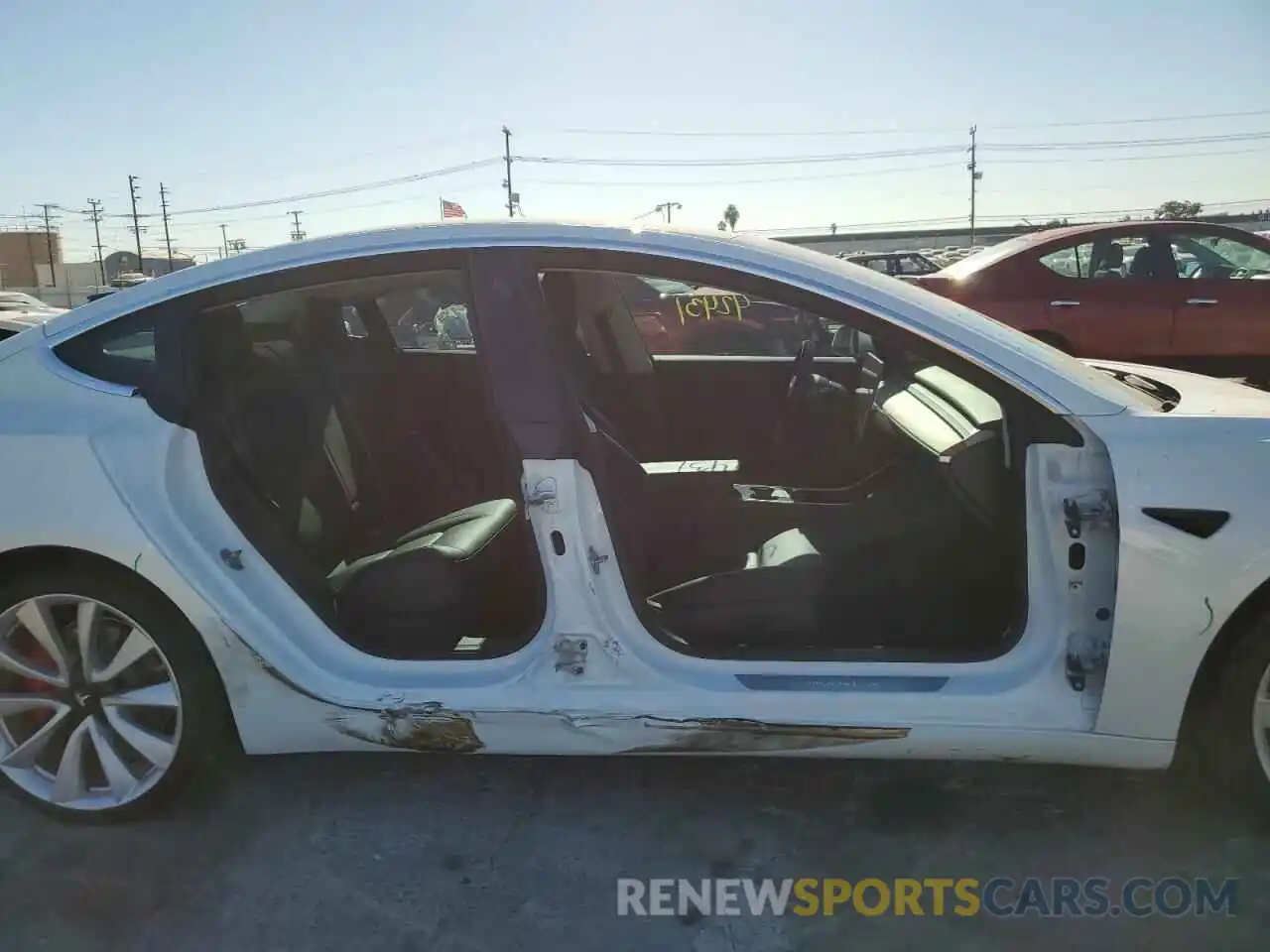 9 Photograph of a damaged car 5YJ3E1EB0KF393162 TESLA MODEL 3 2019