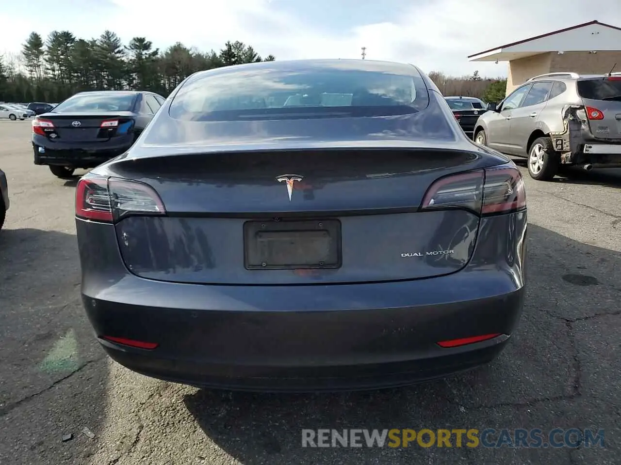 6 Photograph of a damaged car 5YJ3E1EB0KF418108 TESLA MODEL 3 2019