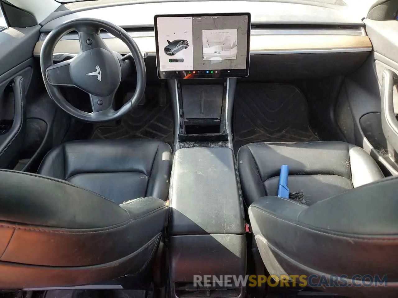 8 Photograph of a damaged car 5YJ3E1EB0KF418108 TESLA MODEL 3 2019