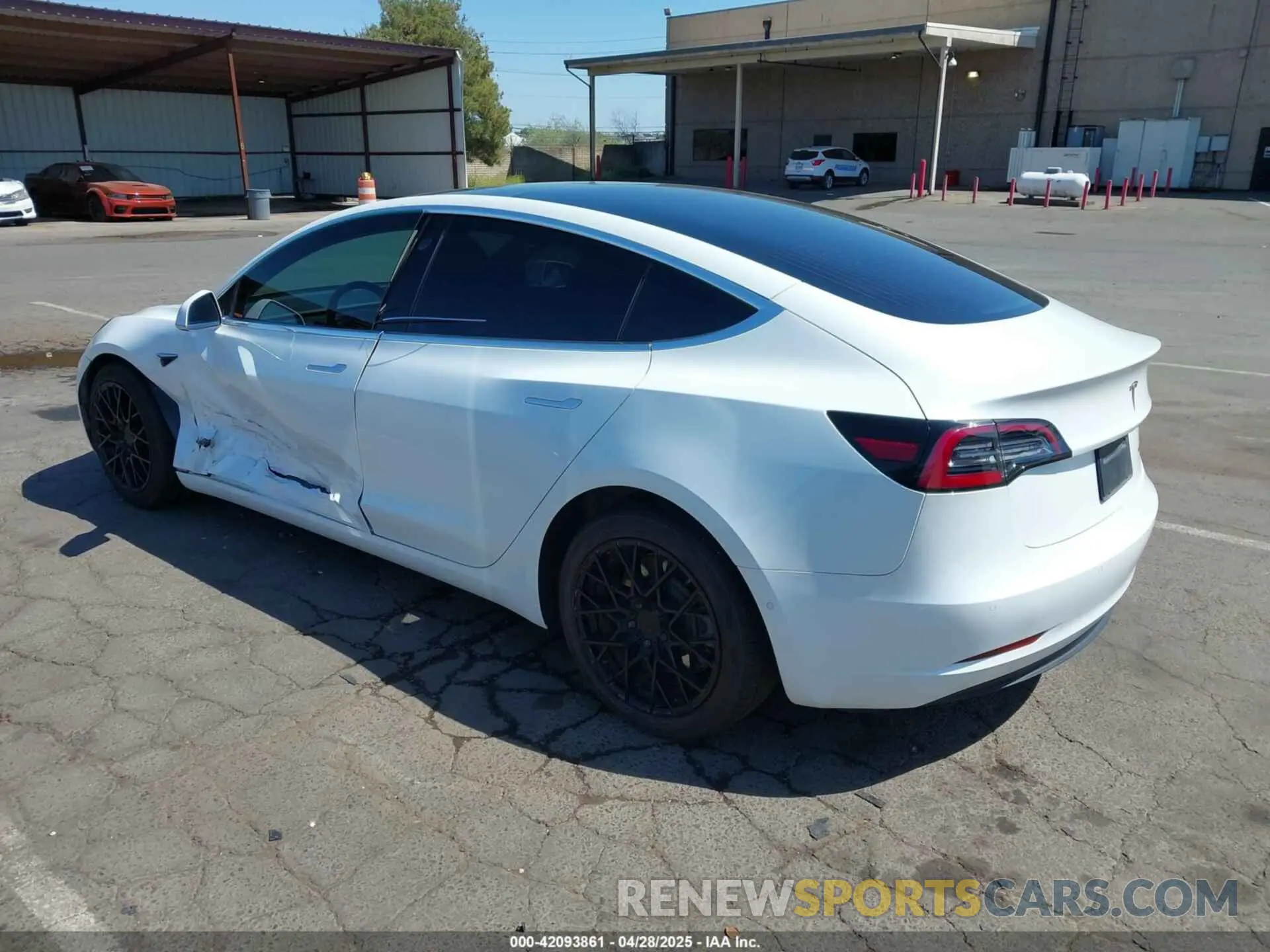 3 Photograph of a damaged car 5YJ3E1EB0KF433398 TESLA MODEL 3 2019