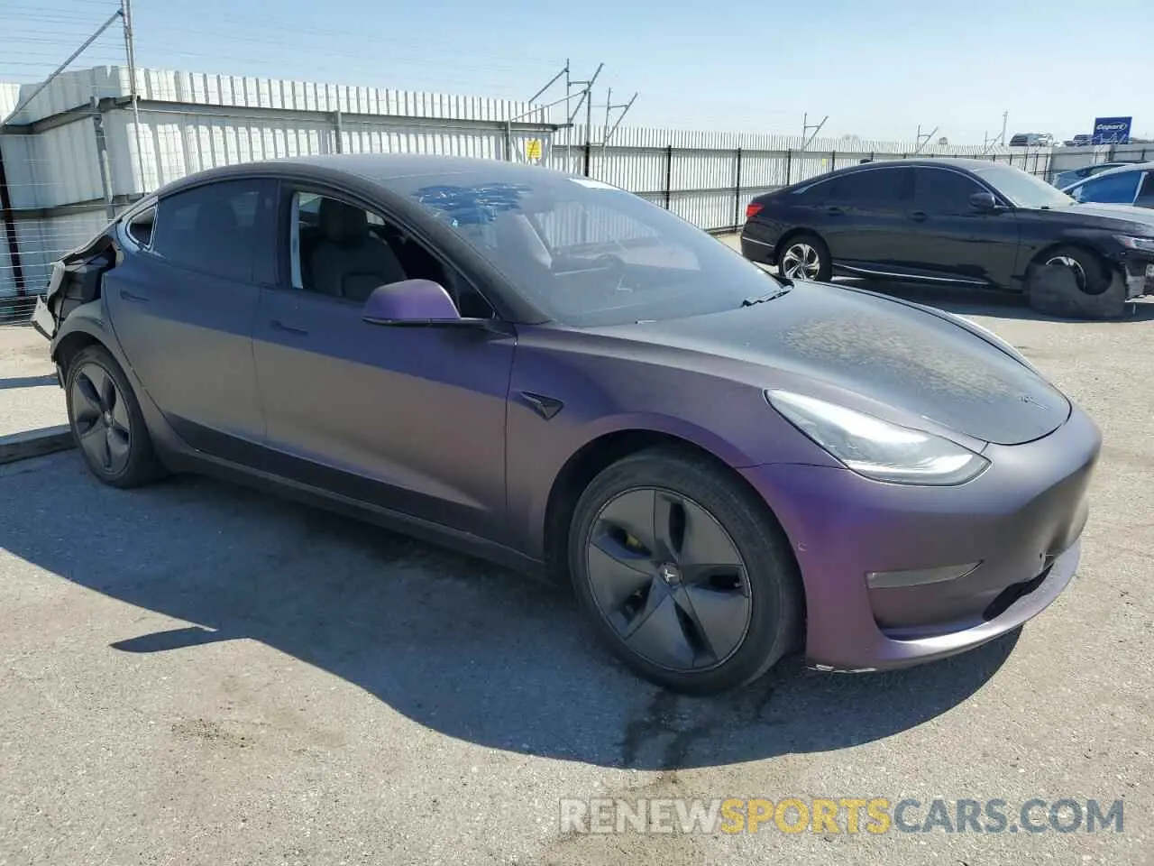 4 Photograph of a damaged car 5YJ3E1EB0KF437418 TESLA MODEL 3 2019