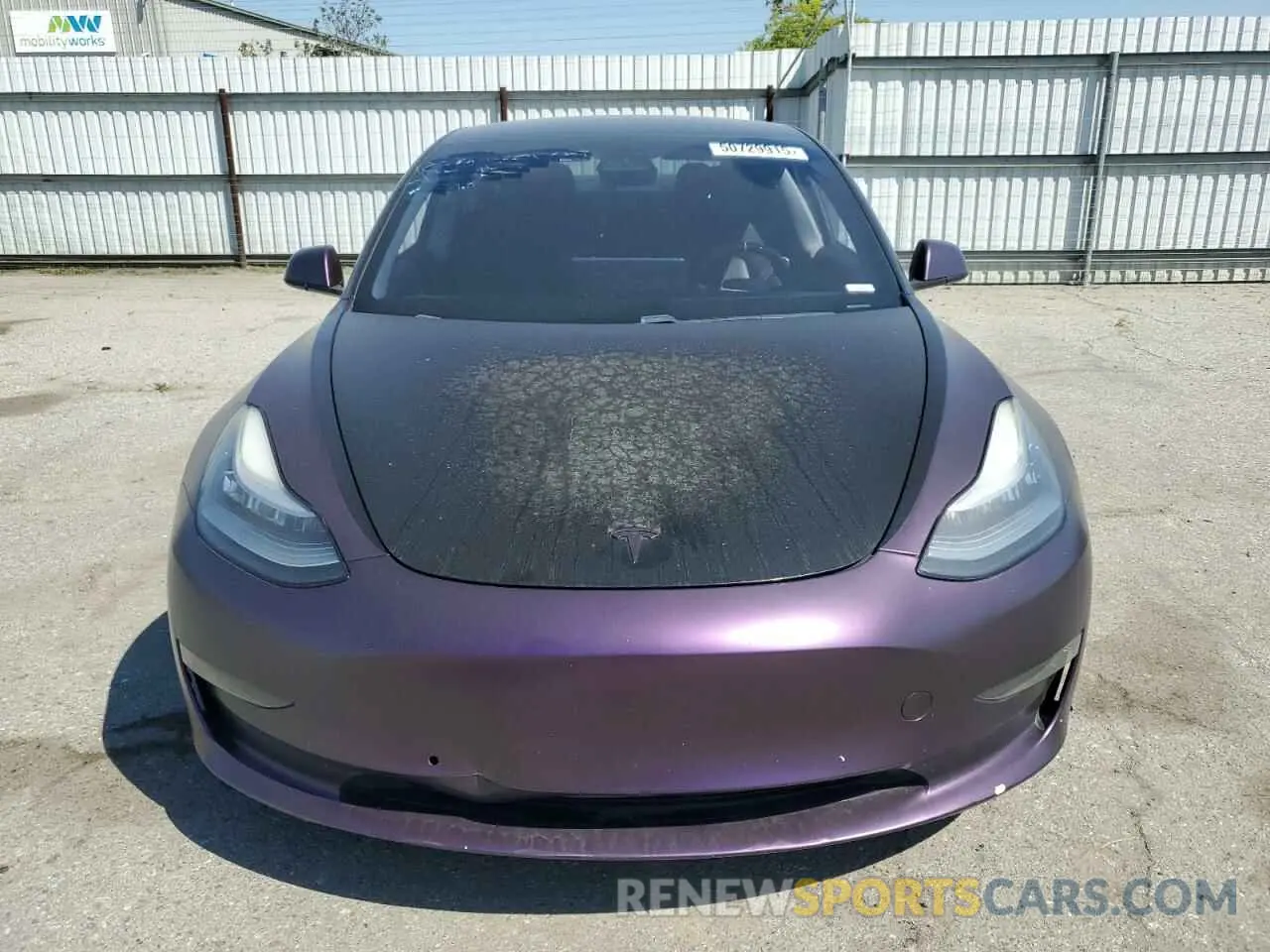 5 Photograph of a damaged car 5YJ3E1EB0KF437418 TESLA MODEL 3 2019
