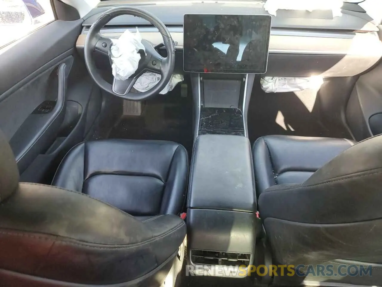 8 Photograph of a damaged car 5YJ3E1EB0KF452758 TESLA MODEL 3 2019