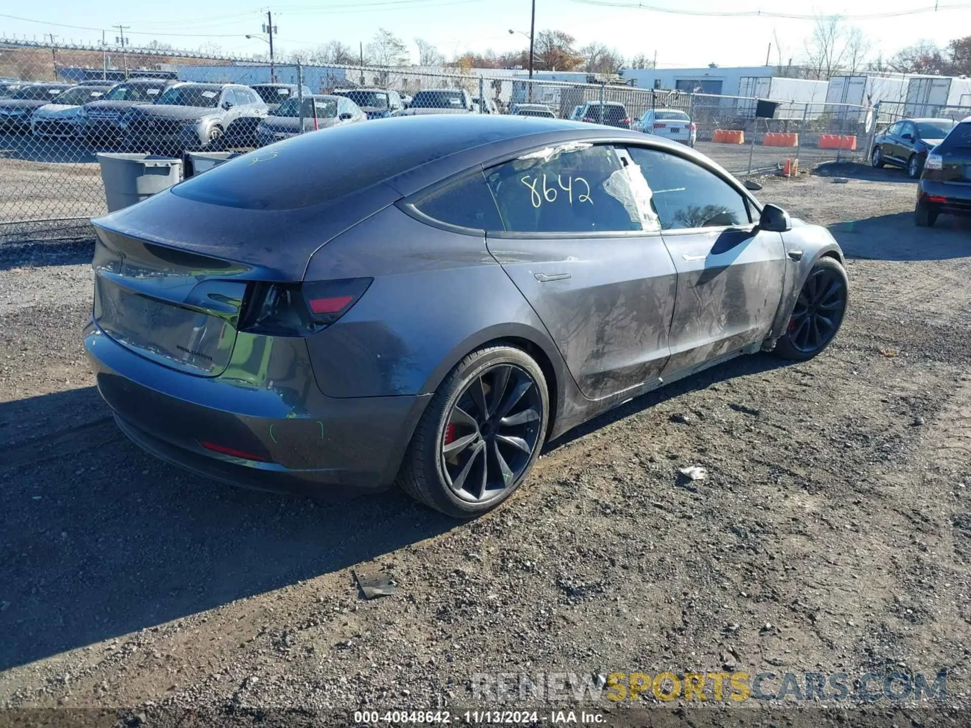 4 Photograph of a damaged car 5YJ3E1EB0KF453487 TESLA MODEL 3 2019