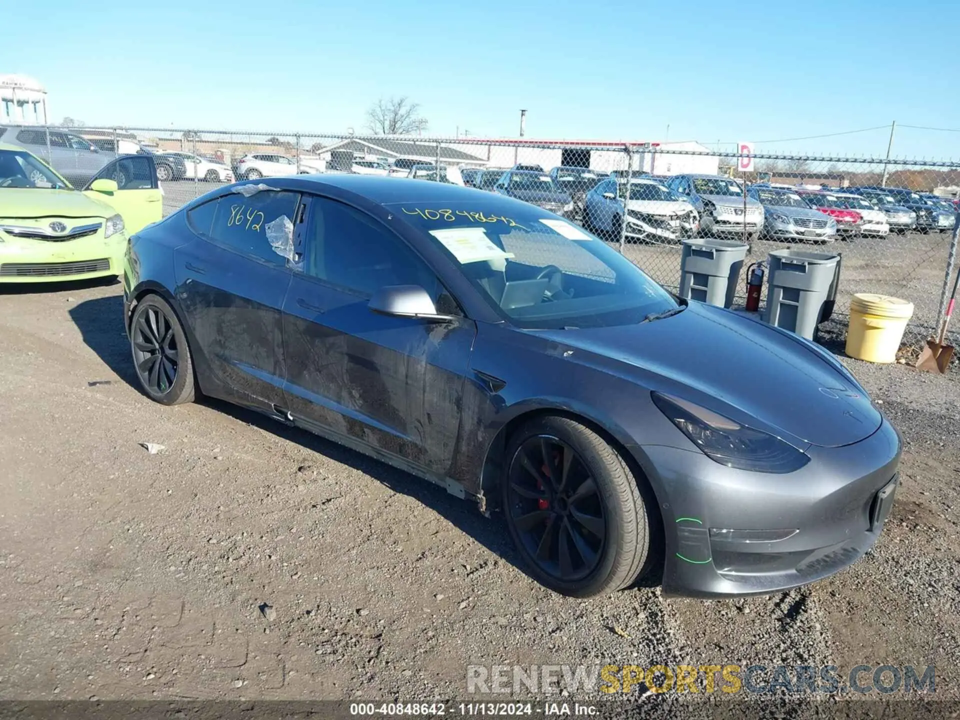 6 Photograph of a damaged car 5YJ3E1EB0KF453487 TESLA MODEL 3 2019