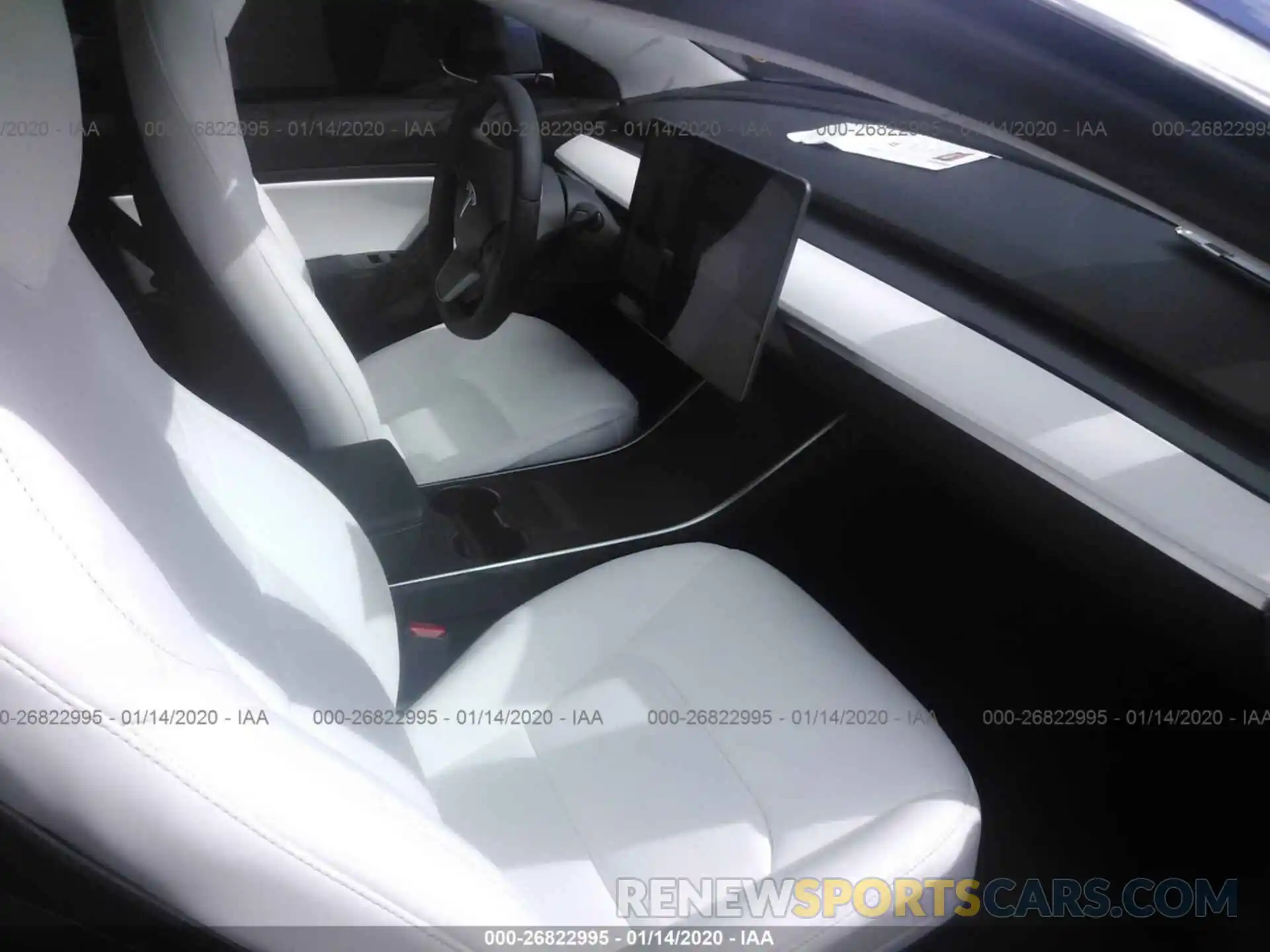 5 Photograph of a damaged car 5YJ3E1EB0KF454624 TESLA MODEL 3 2019