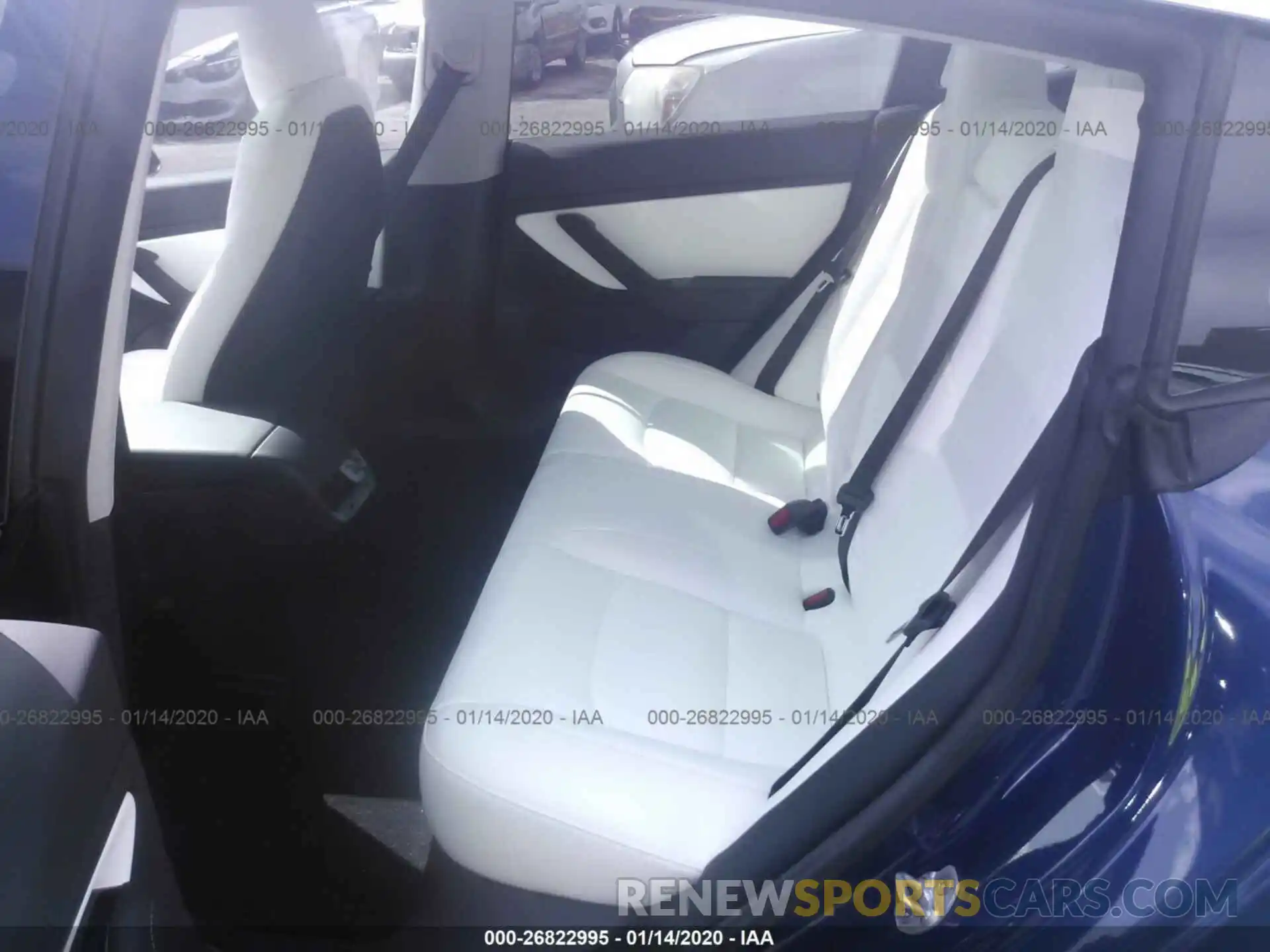 8 Photograph of a damaged car 5YJ3E1EB0KF454624 TESLA MODEL 3 2019