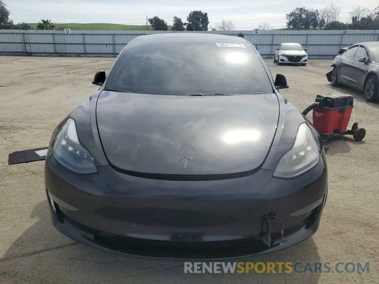 5 Photograph of a damaged car 5YJ3E1EB0KF487218 TESLA MODEL 3 2019